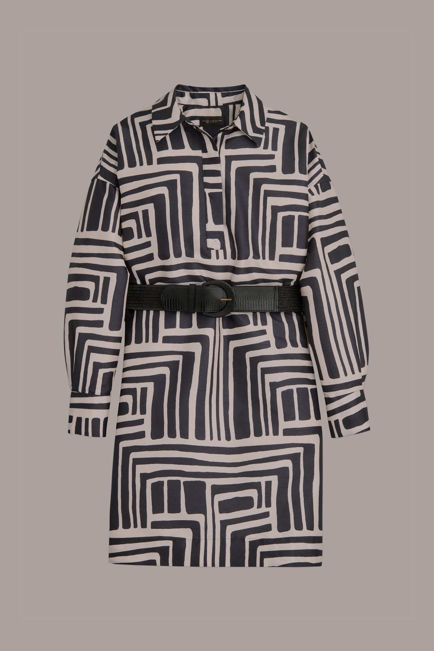 BELTED PRINTED SHIRT DRESS VIEW 6 | New Arrivals