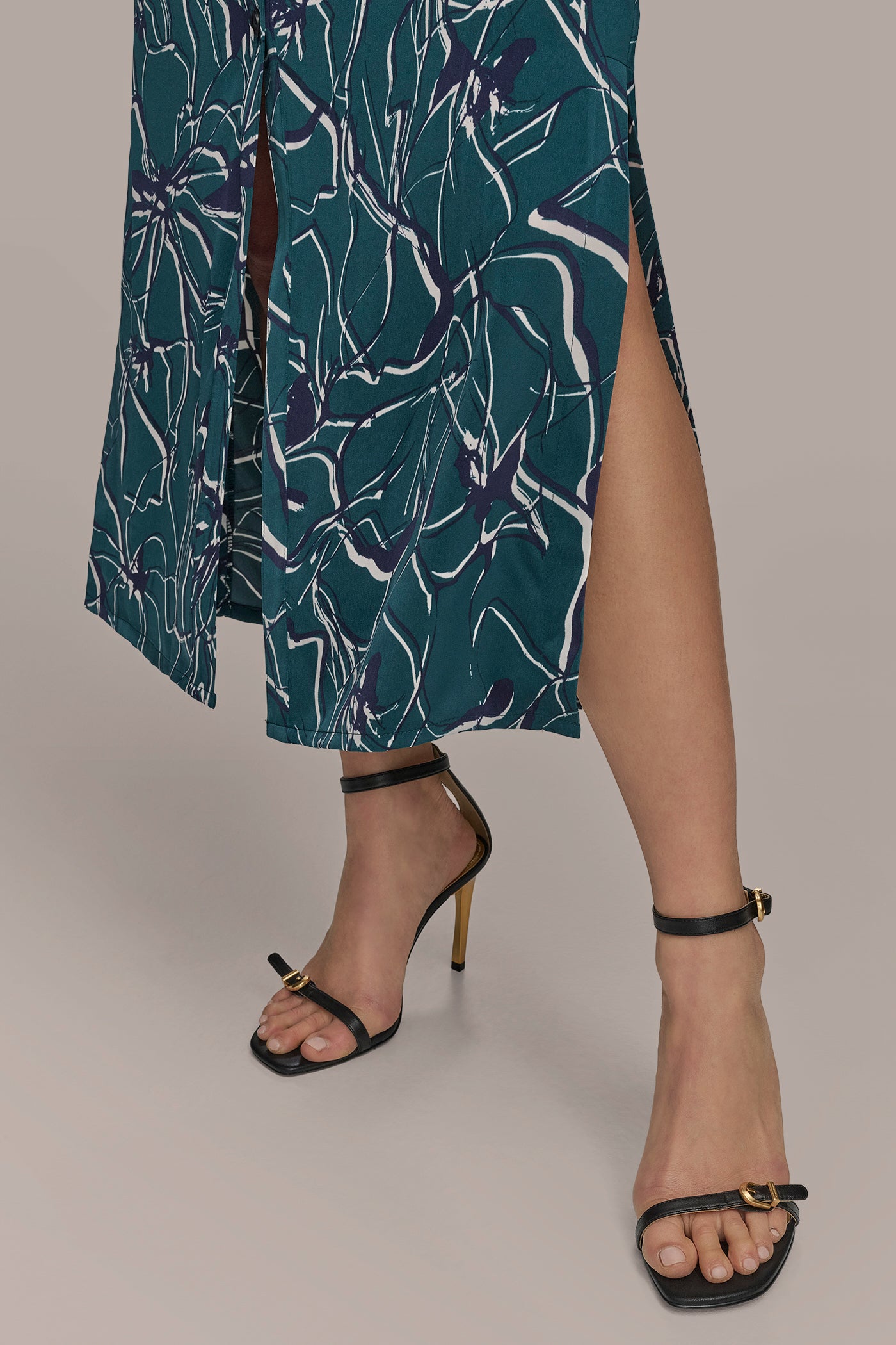 RUCHED SATIN MIDI SHIRT DRESS VIEW 7 | New Arrivals