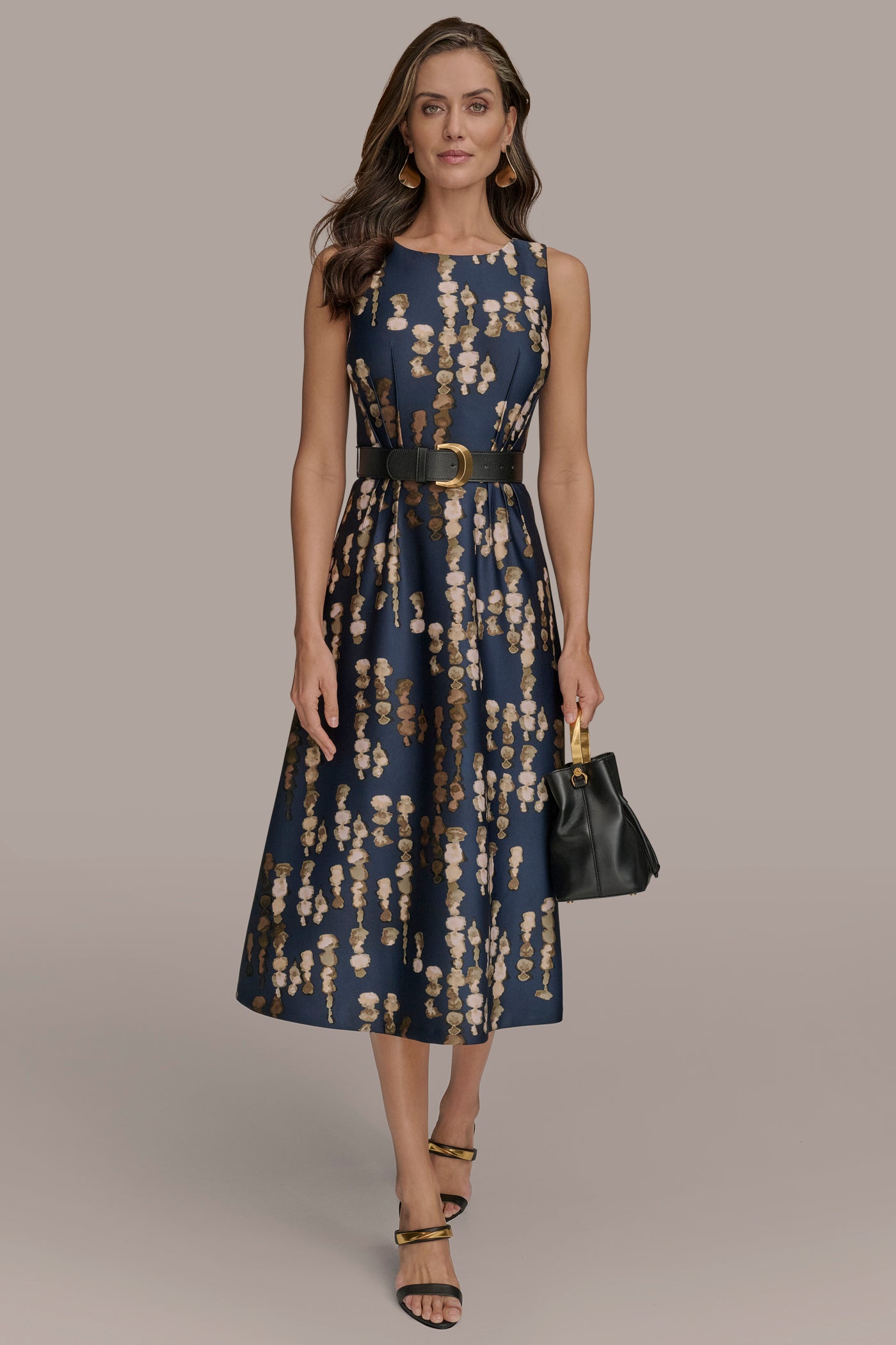 BELTED A LINE MIDI VIEW 4 | Dresses & Jumpsuits