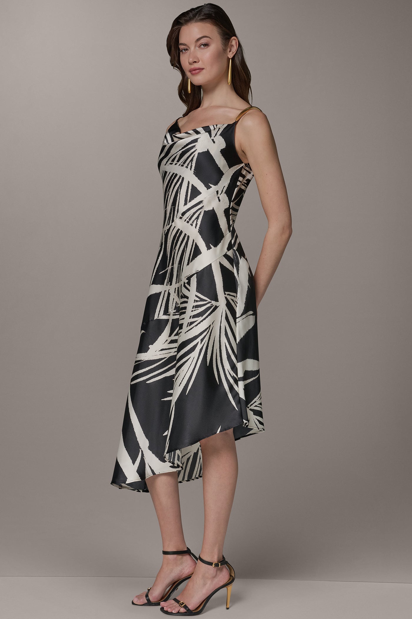 ASYMMETRIC MIDI SLIP DRESS VIEW 3 | New Dresses