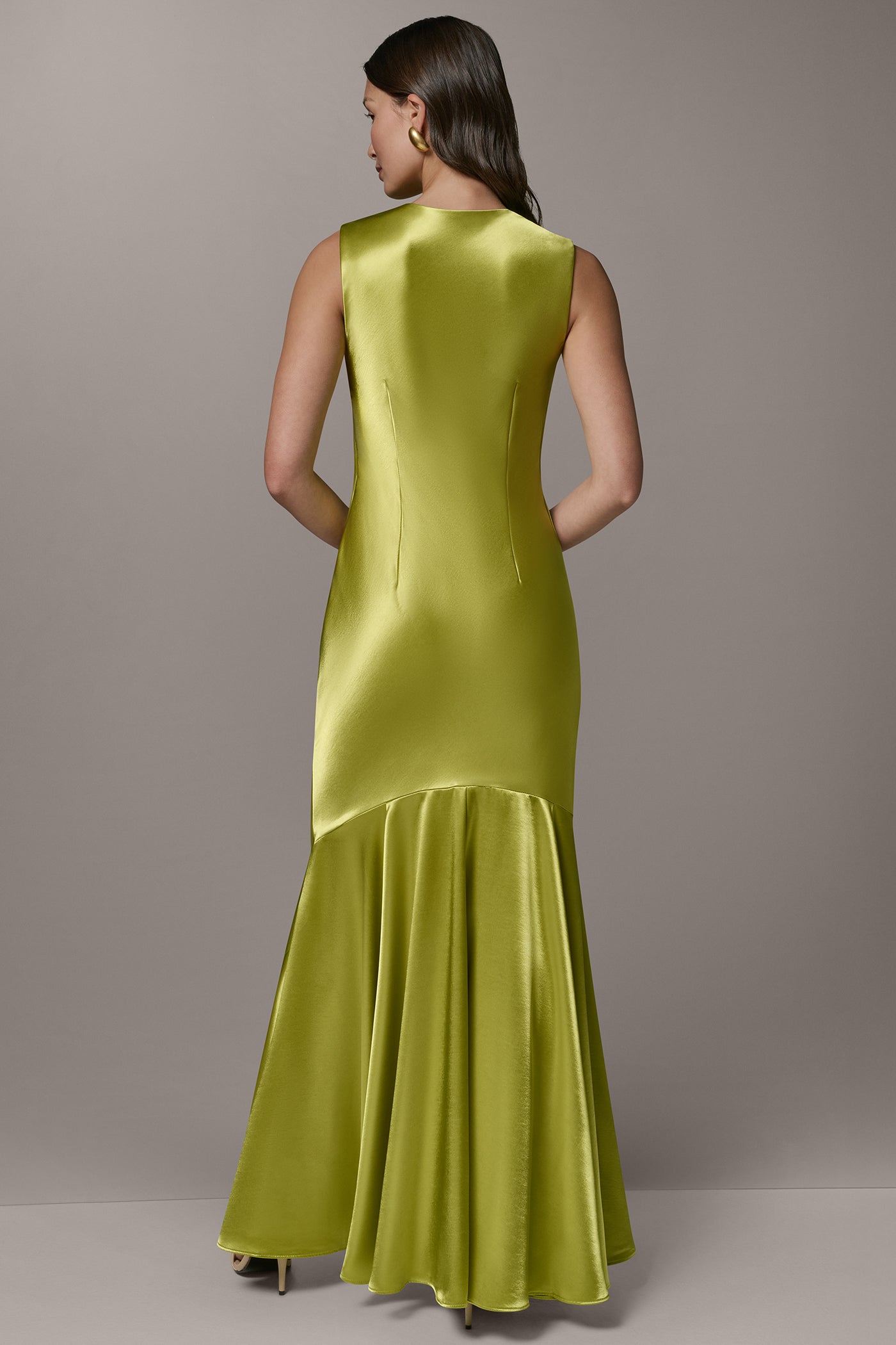 SLEEVELESS COWL-NECK GOWN VIEW 4 | Dresses & Jumpsuits