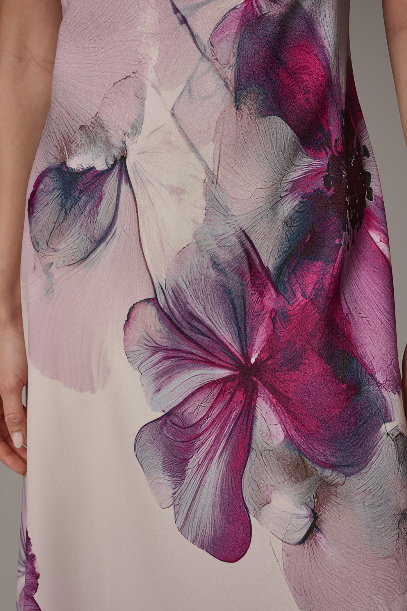 FLORAL MIDI A-LINE HALTER DRESS VIEW 5 | Dresses & Jumpsuits