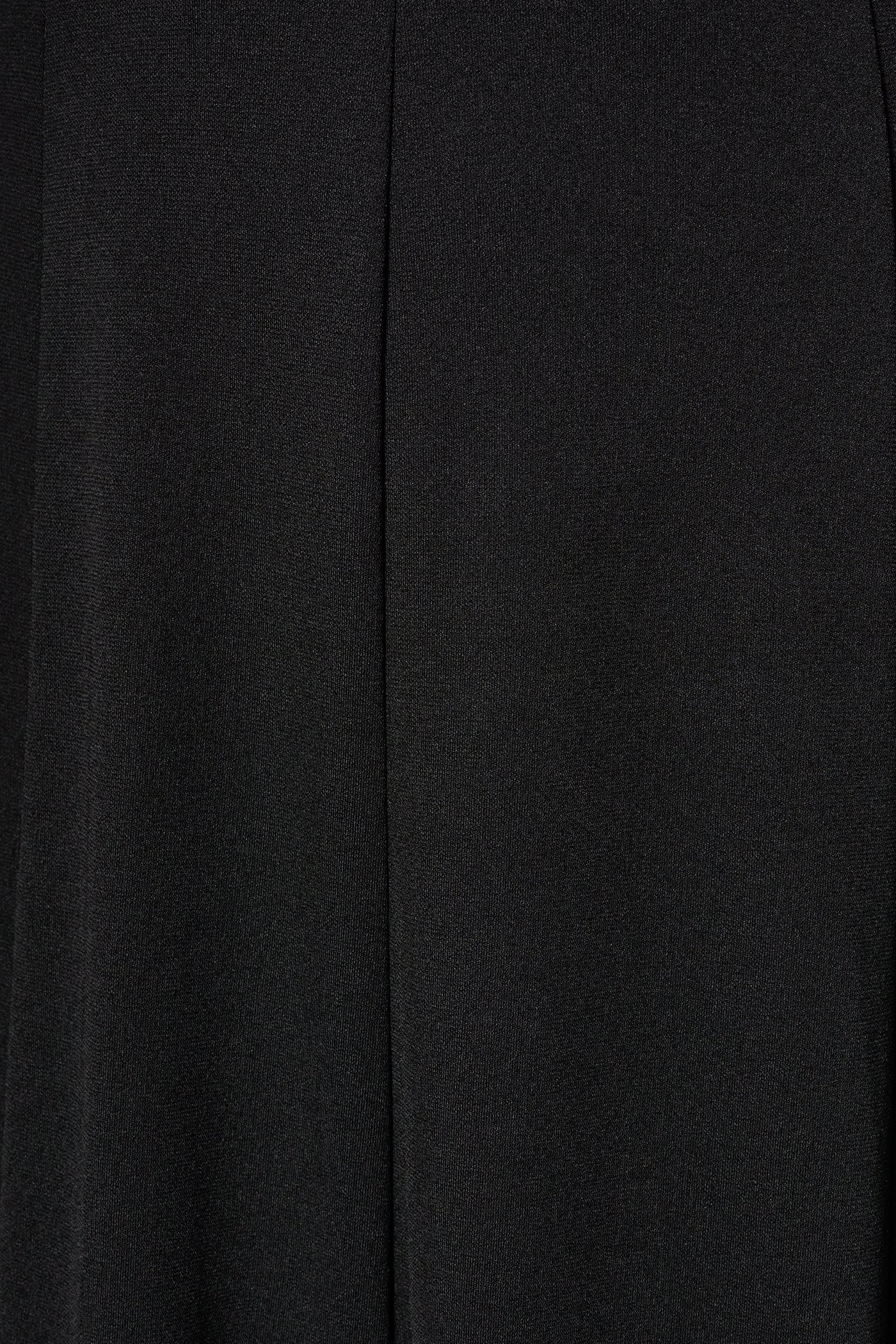 SLEEVELESS MIDI A-LINE HALTER DRESS VIEW 8 | Black Dresses