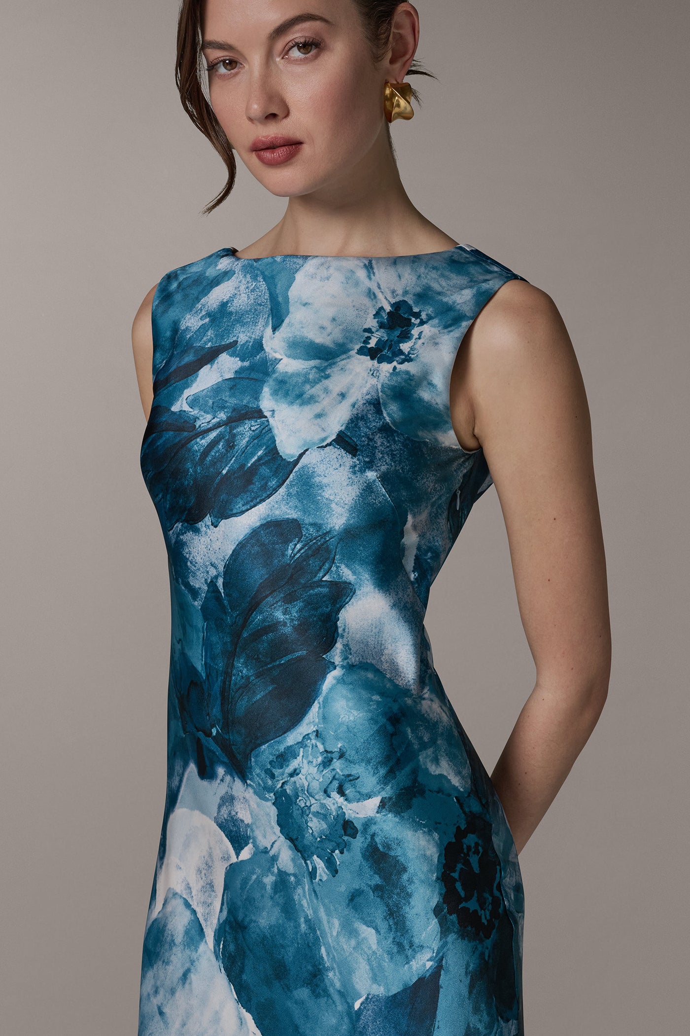 SLEEVELESS TRUMPET GOWN VIEW 4 | Dresses & Jumpsuits