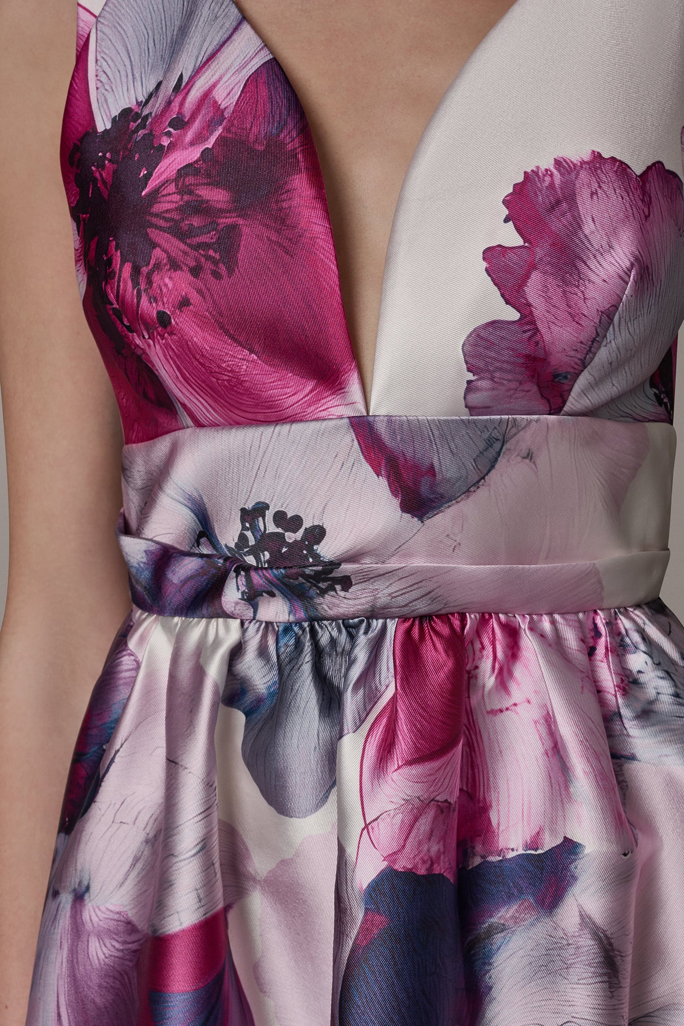 SLEEVELESS FIT AND FLARE GOWN VIEW 5 | Dresses & Jumpsuits