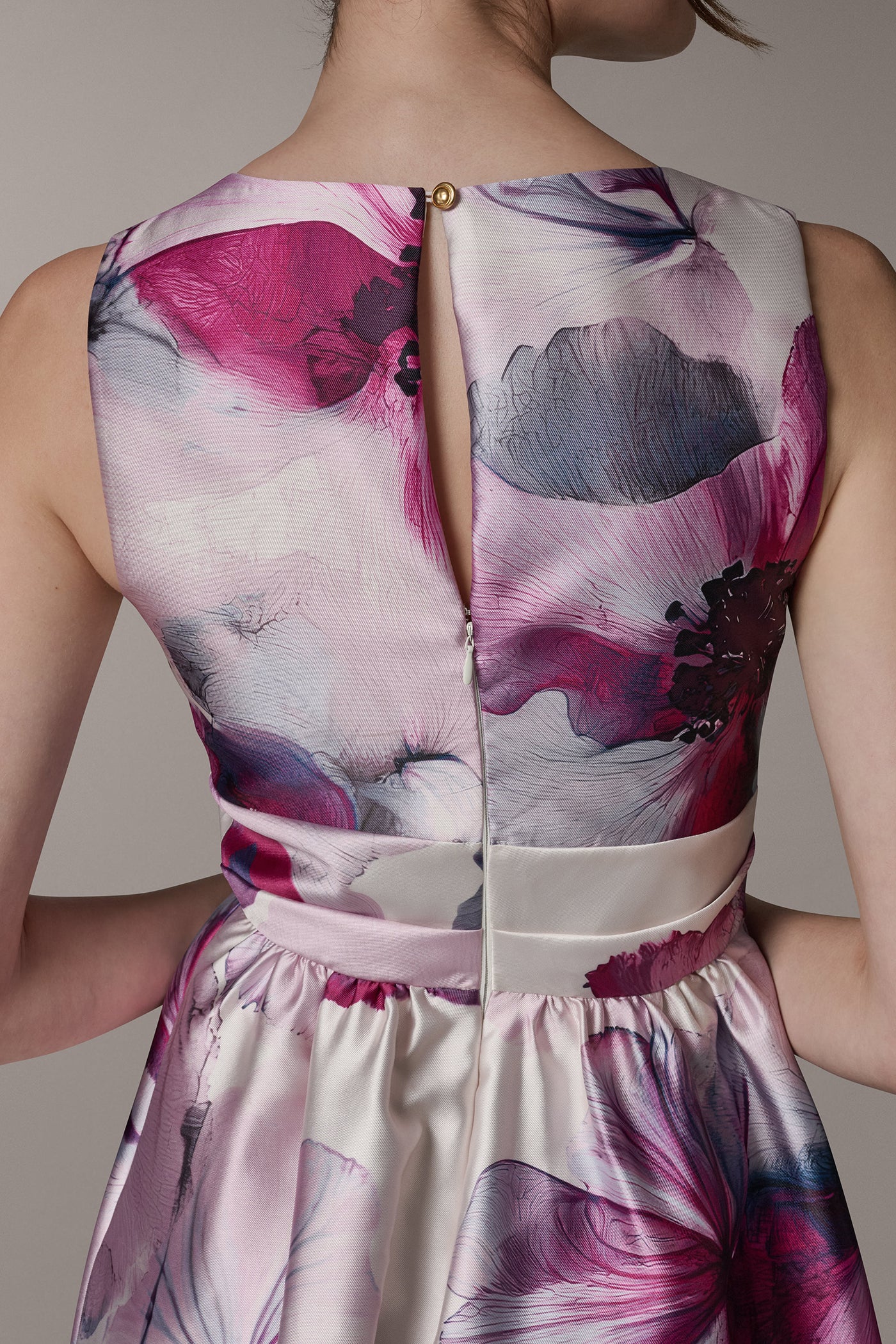 SLEEVELESS FIT AND FLARE GOWN VIEW 7 | Dresses & Jumpsuits