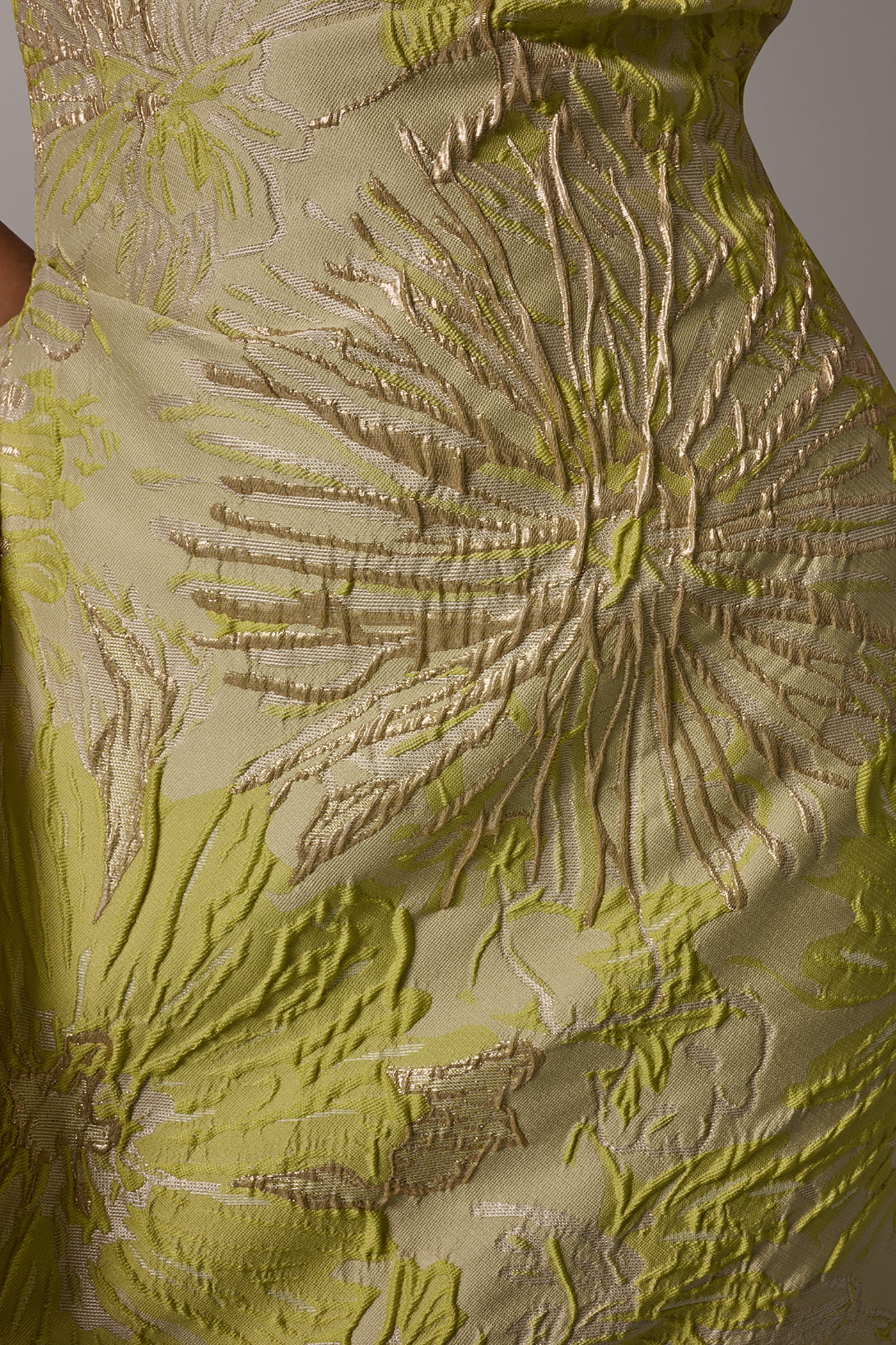 STRAPLESS SIDE RUFFLE GOWN VIEW 6 | Dresses & Jumpsuits