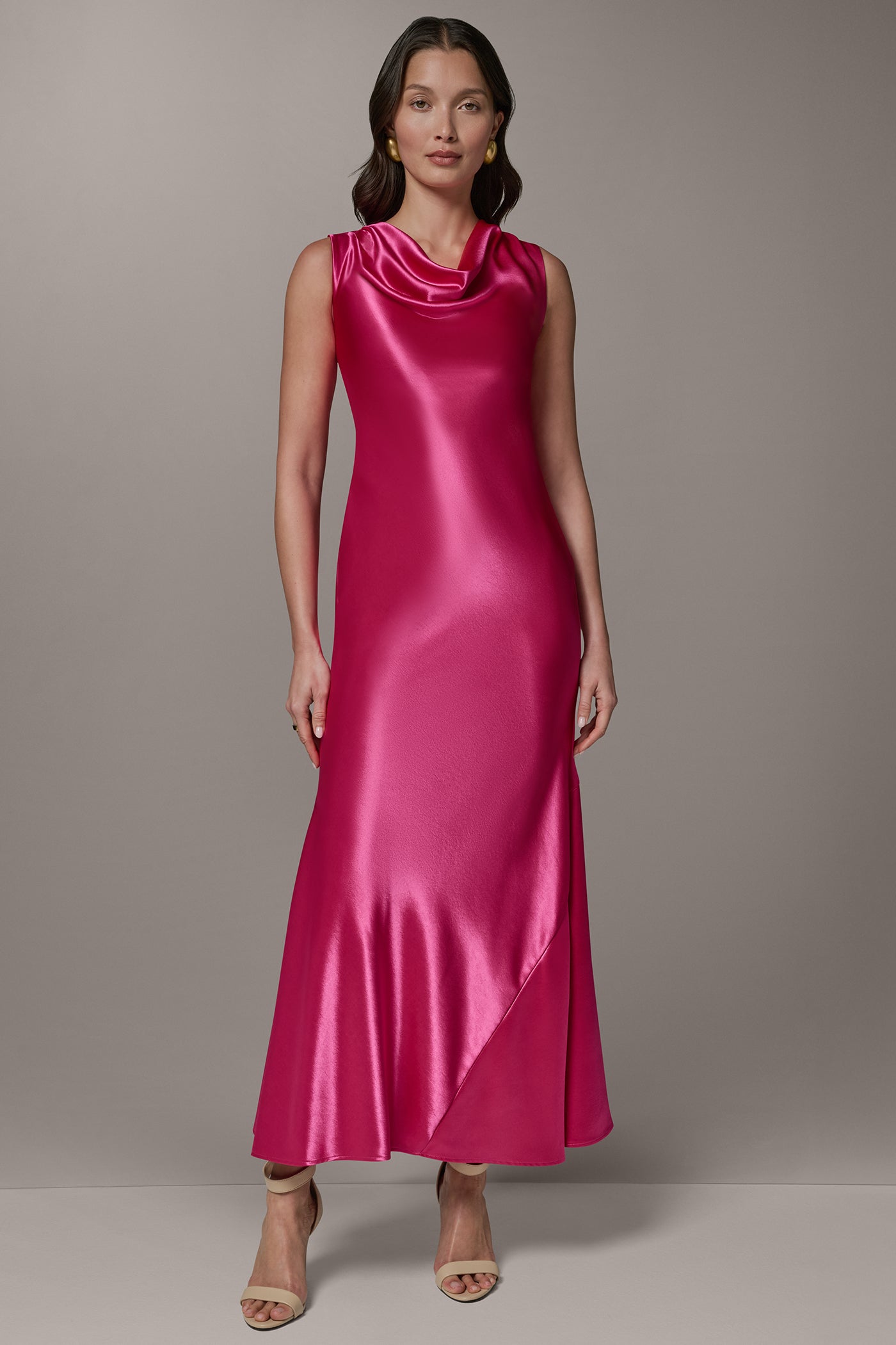 COWL NECK GOWN