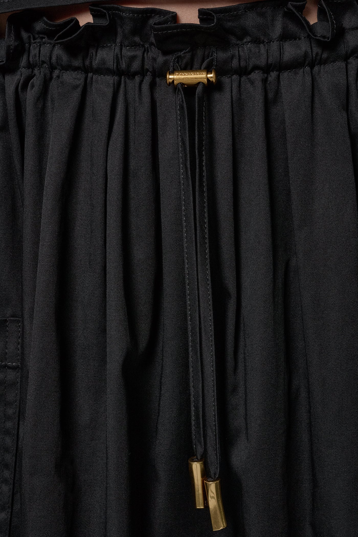 TWO-PIECE HALTER TOP AND MIDI SKIRT VIEW 6 | Black Dresses