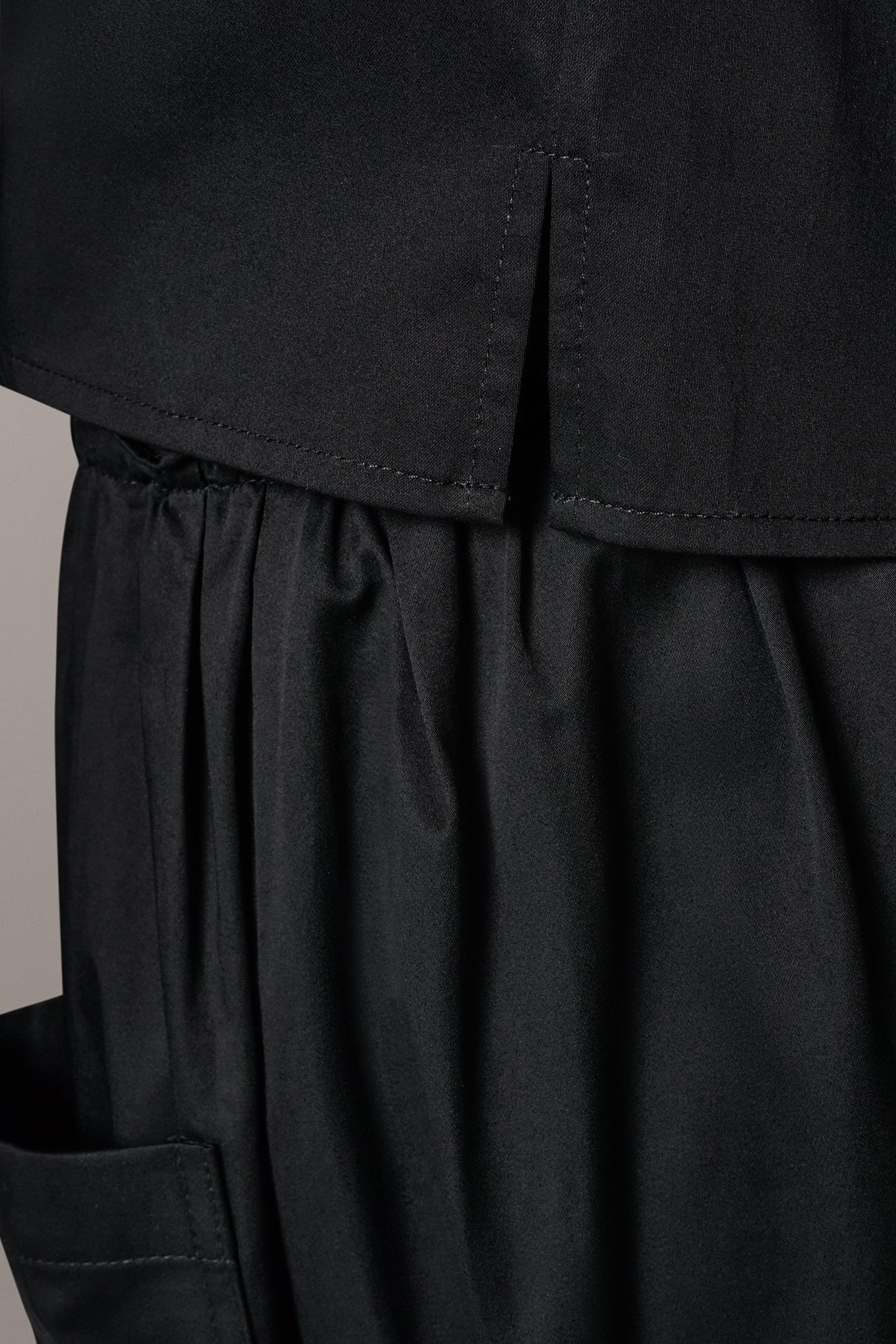 TWO-PIECE HALTER TOP AND MIDI SKIRT VIEW 7 | Black Dresses