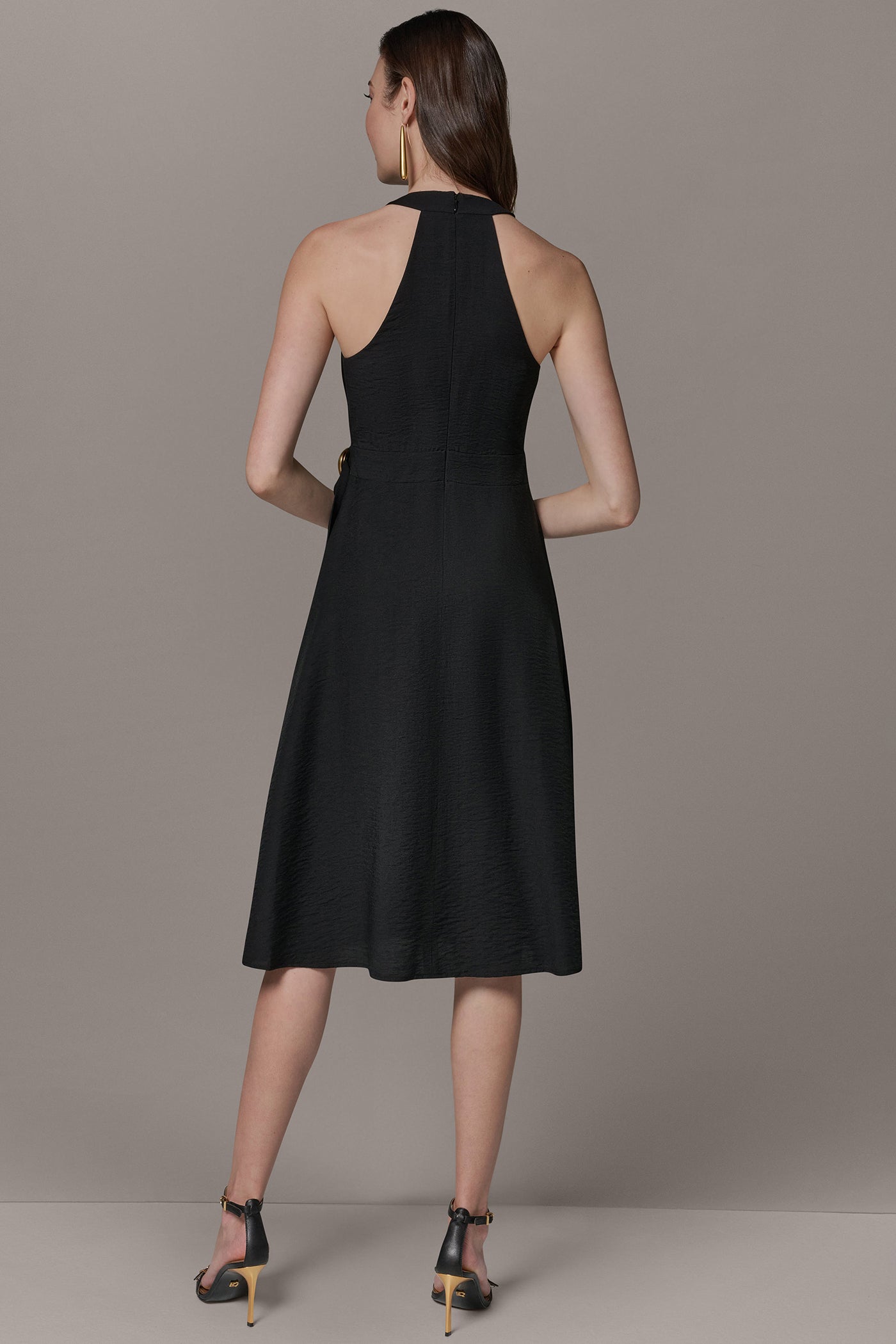 MIDI HALTER DRESS VIEW 3