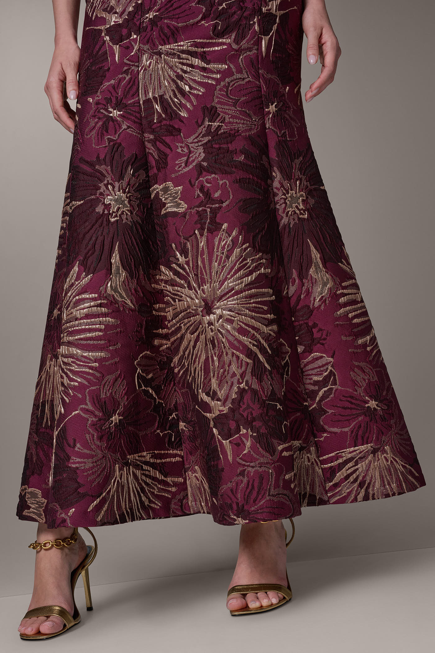 ONE SHOULDER FLORAL TRUMPET GOWN VIEW 5 | Dresses & Jumpsuits