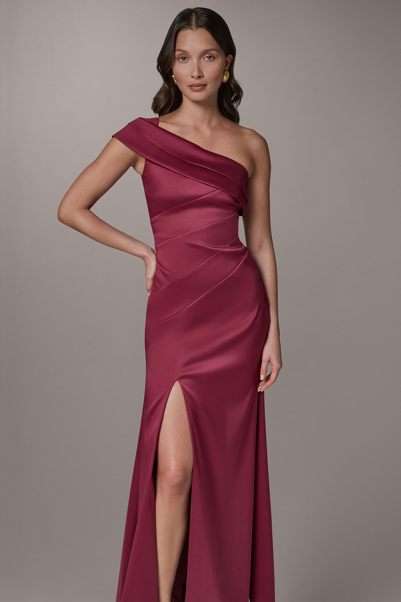 ONE-SHOULDER GOWN VIEW 8 | Dresses & Jumpsuits