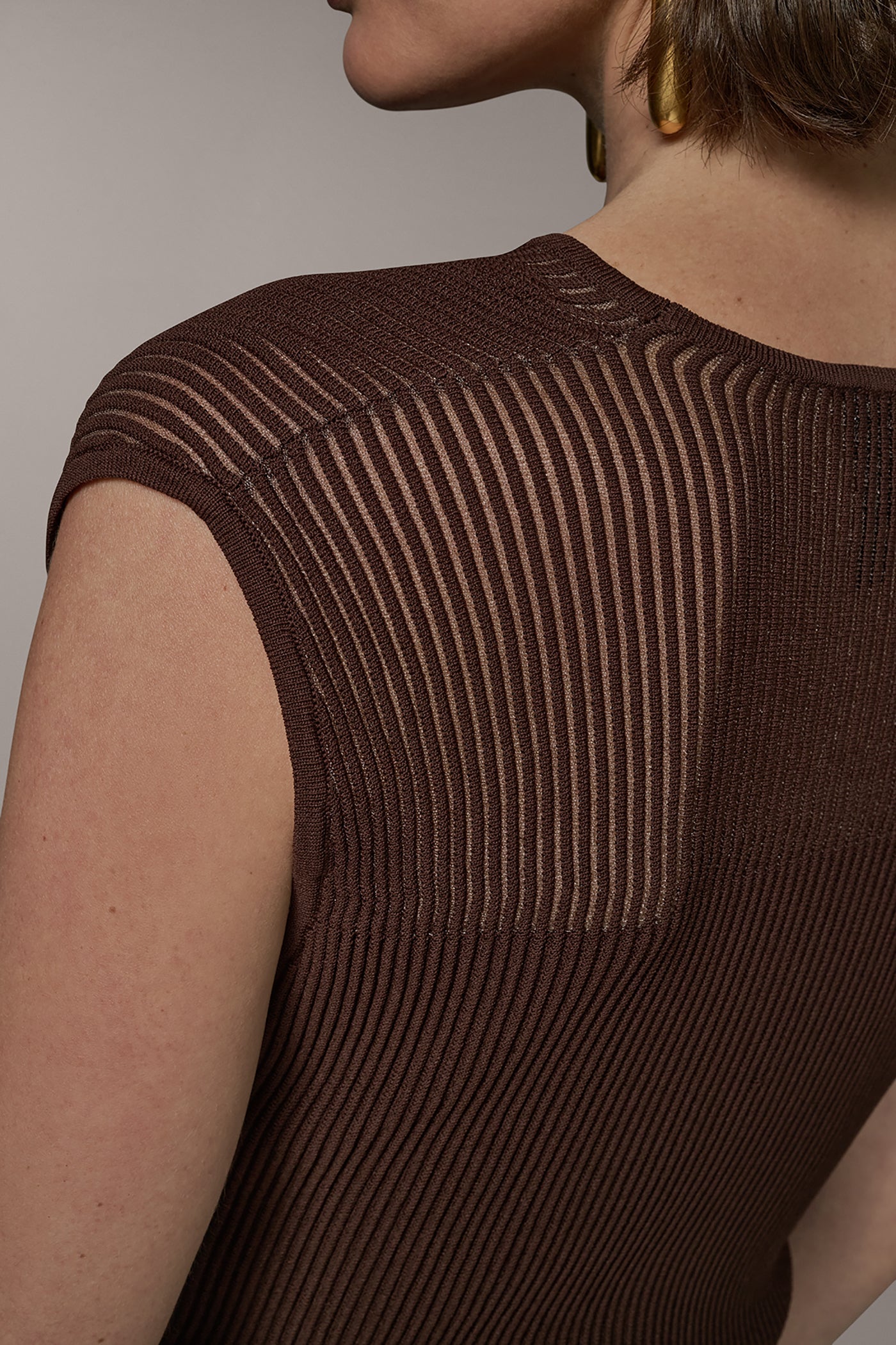 SLEEVELESS COWL NECK MIDI SWEATER DRESS VIEW 5 | Dresses & Jumpsuits