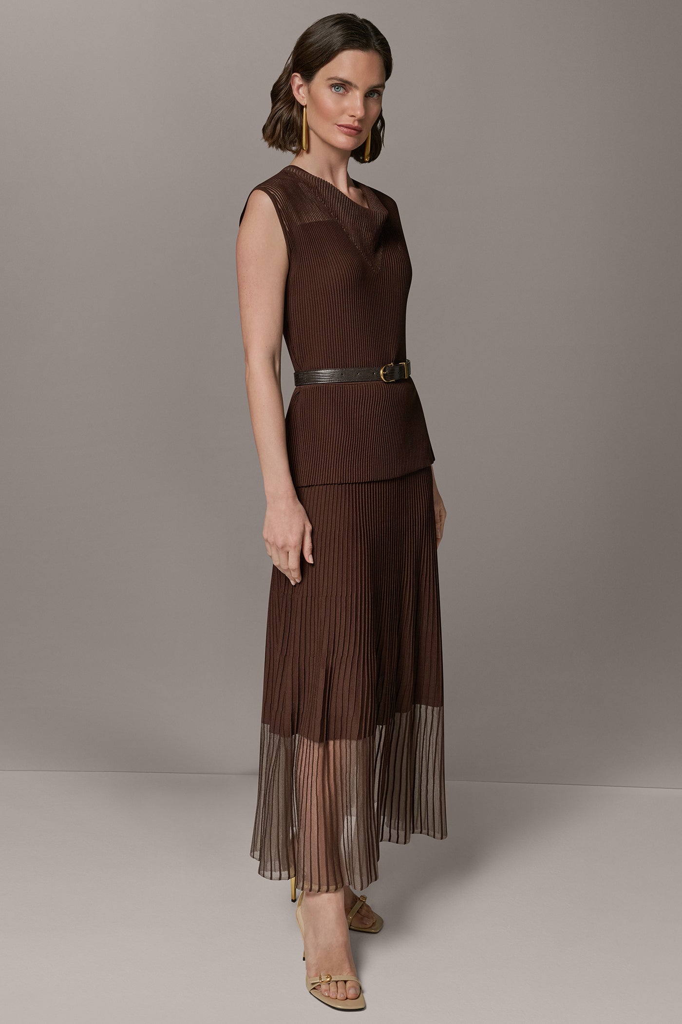 SLEEVELESS COWL NECK MIDI SWEATER DRESS VIEW 8 | Dresses & Jumpsuits