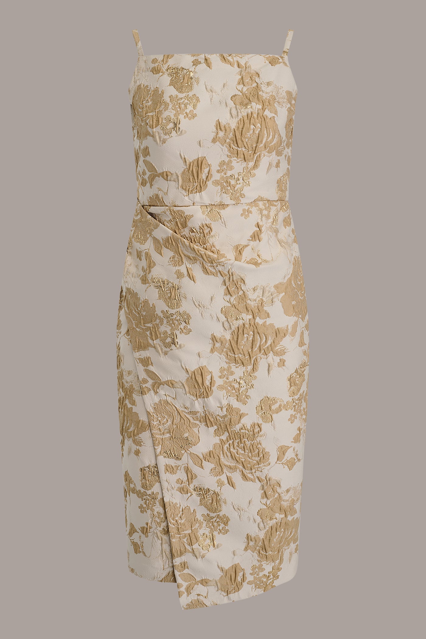SLEEVELESS FLORAL MIDI SHEATH DRESS VIEW 11 | New clothing