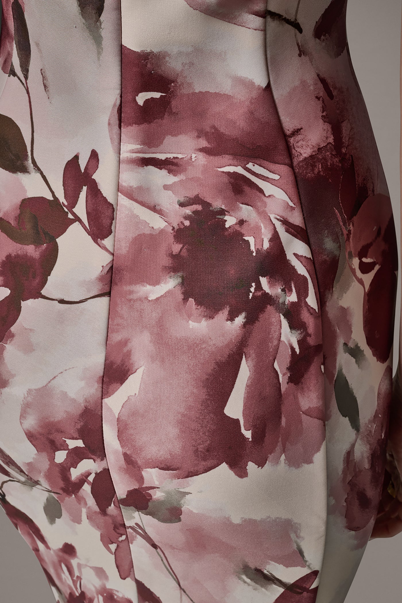 SLEEVELESS ASYMMETRIC FLORAL MIDI SHEATH DRESS VIEW 7 | Dresses & Jumpsuits