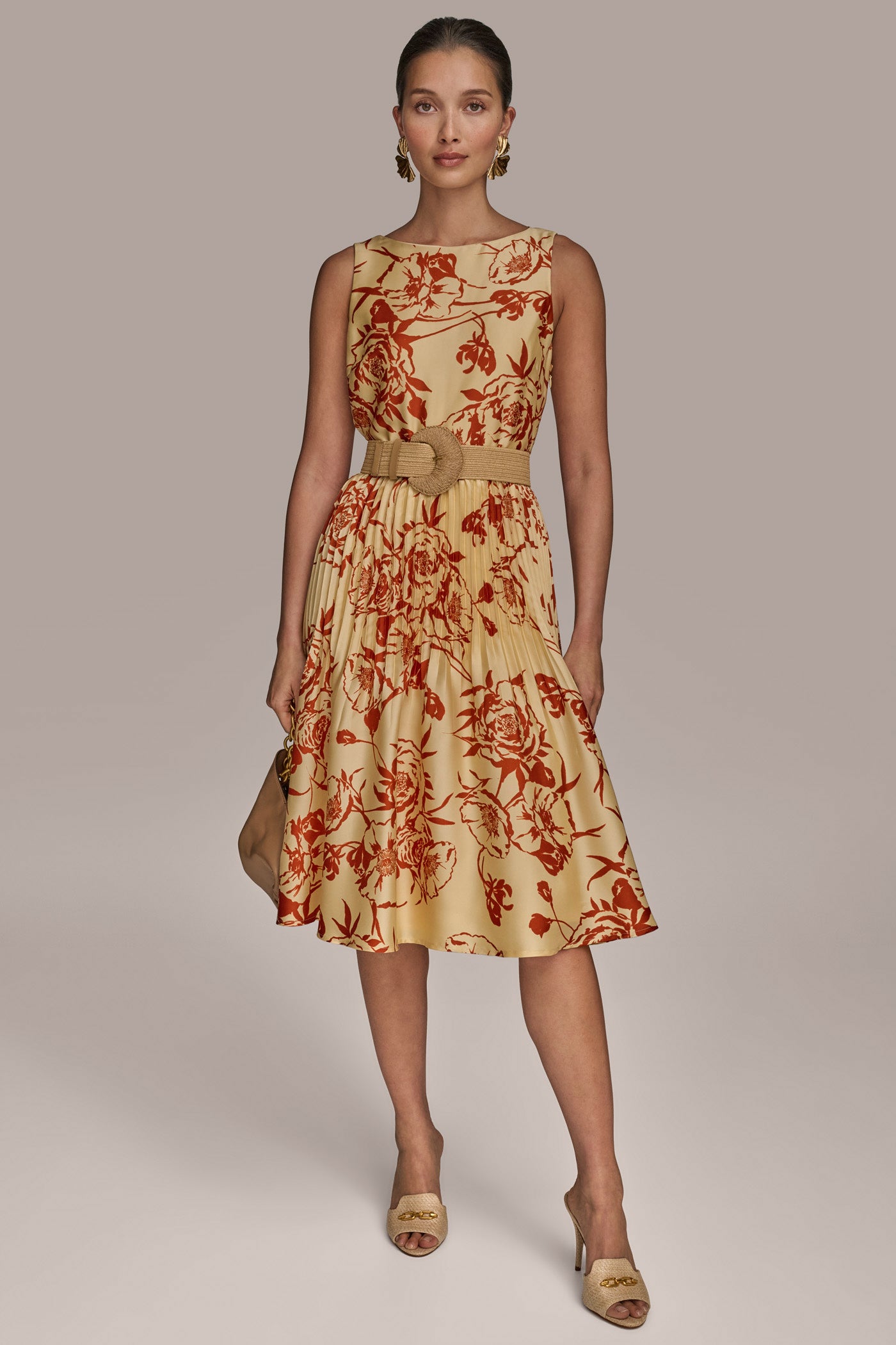 BELTED FLORAL DRESS | View 1 | Dresses & Jumpsuits