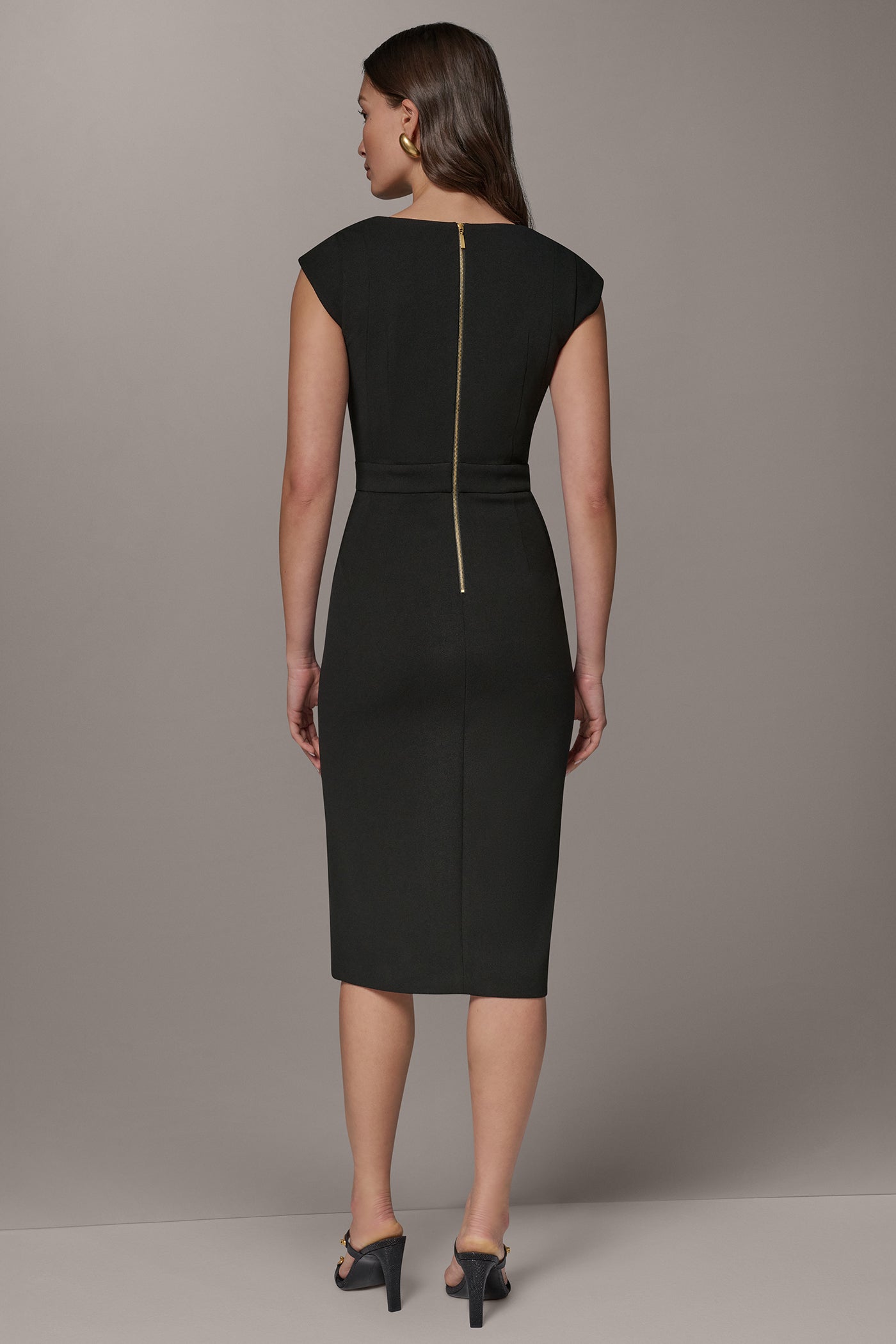 CAP SLEEVE SHEATH DRESS VIEW 4