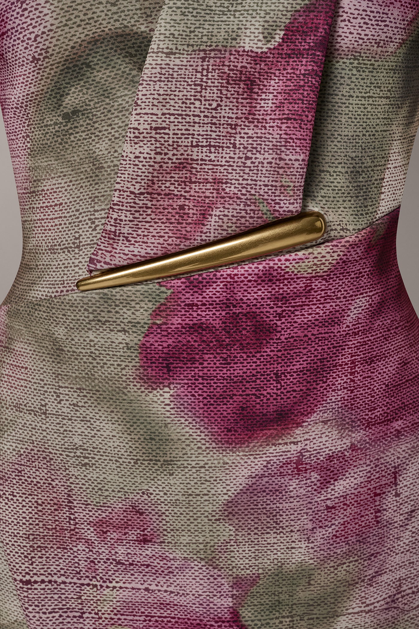 WRAP-EFFECT FLORAL SHEATH DRESS VIEW 6