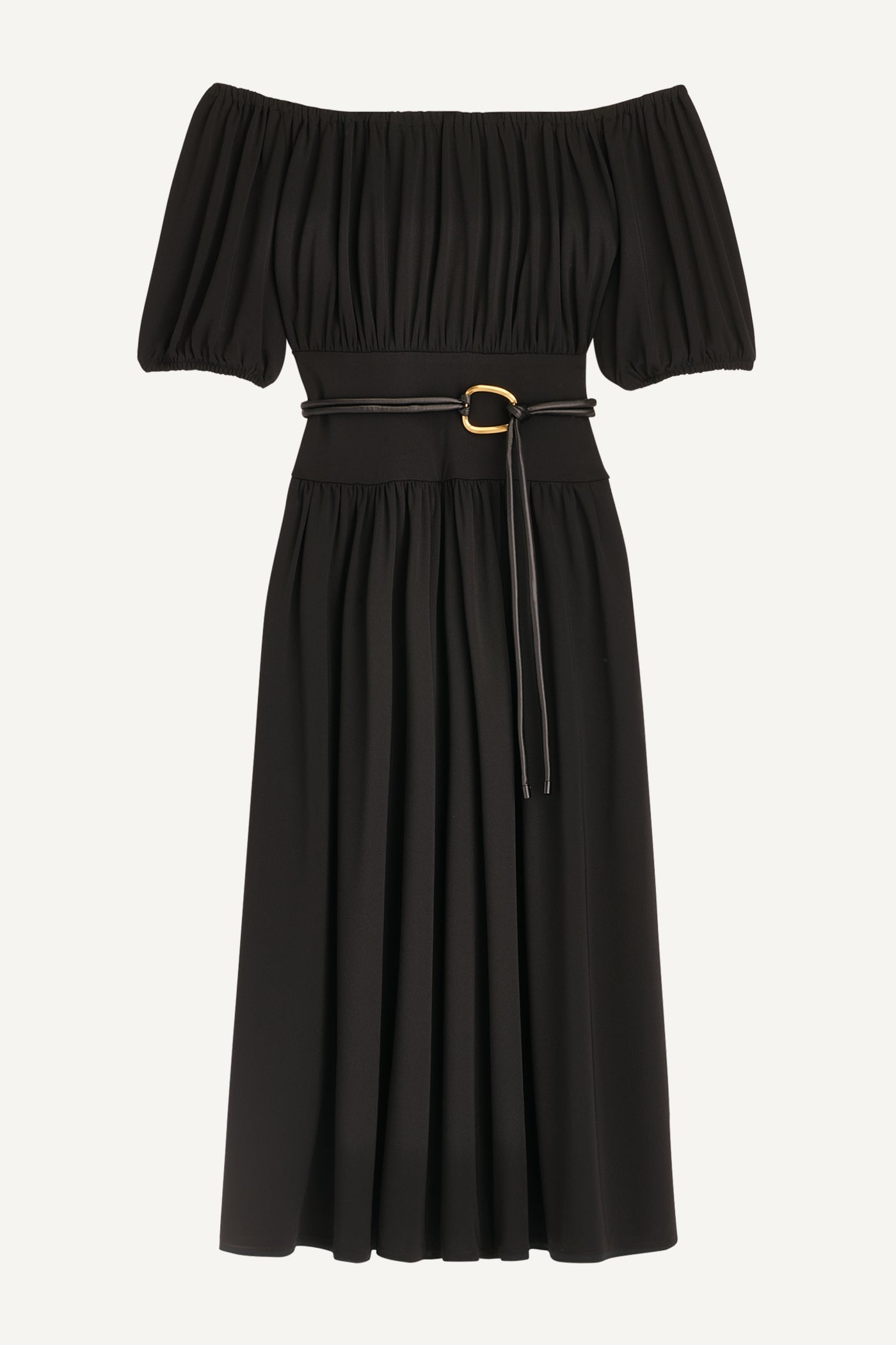 BOAT NECK A LINE DRESS VIEW 7