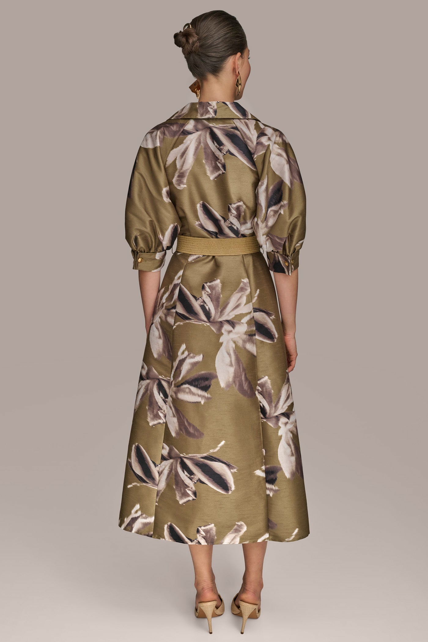 BELTED MIDI SHIRT DRESS | View 2 | Dresses & Jumpsuits