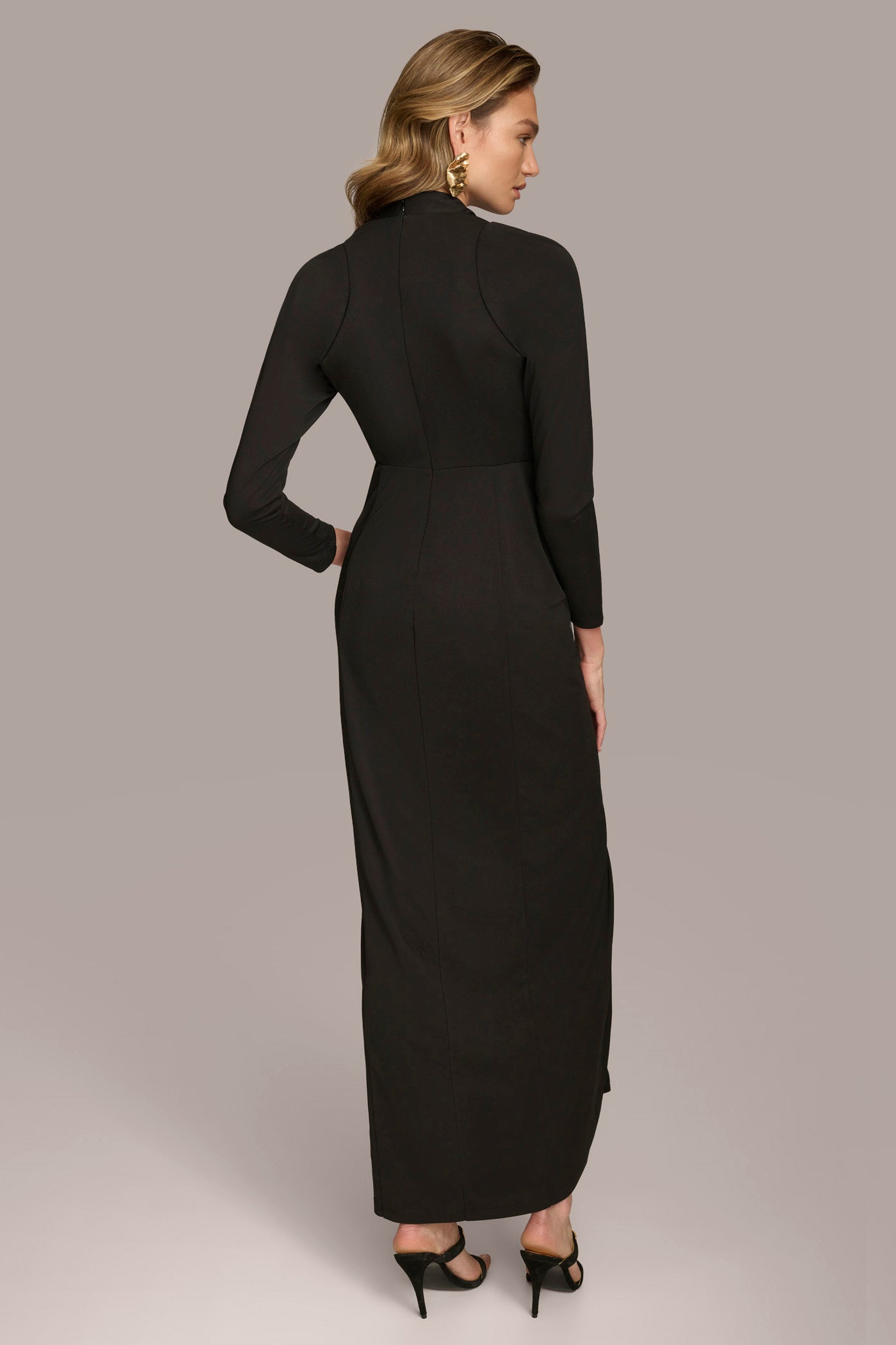 V NECK GOWN | View 2 | New Arrivals