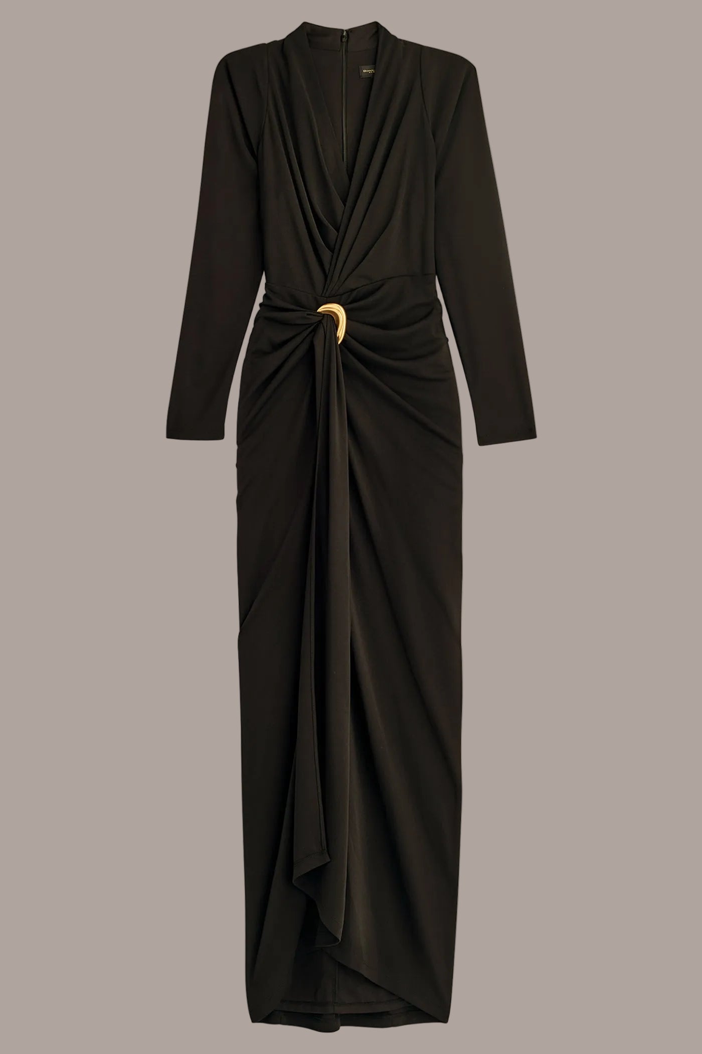 V NECK GOWN VIEW 5 | New Arrivals