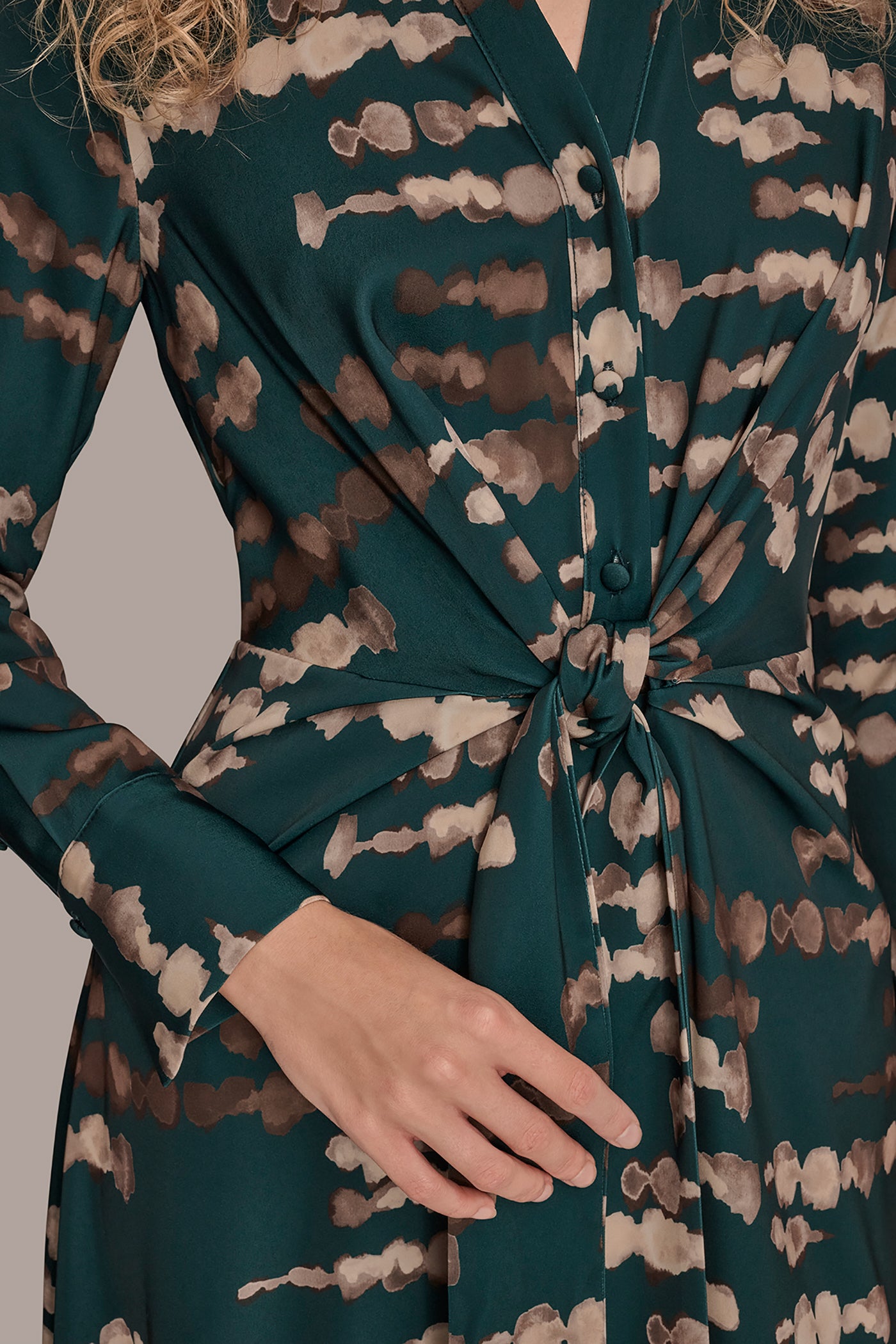 GATHERED MIDI SHIRT DRESS VIEW 5 | Office to Evening Dresses