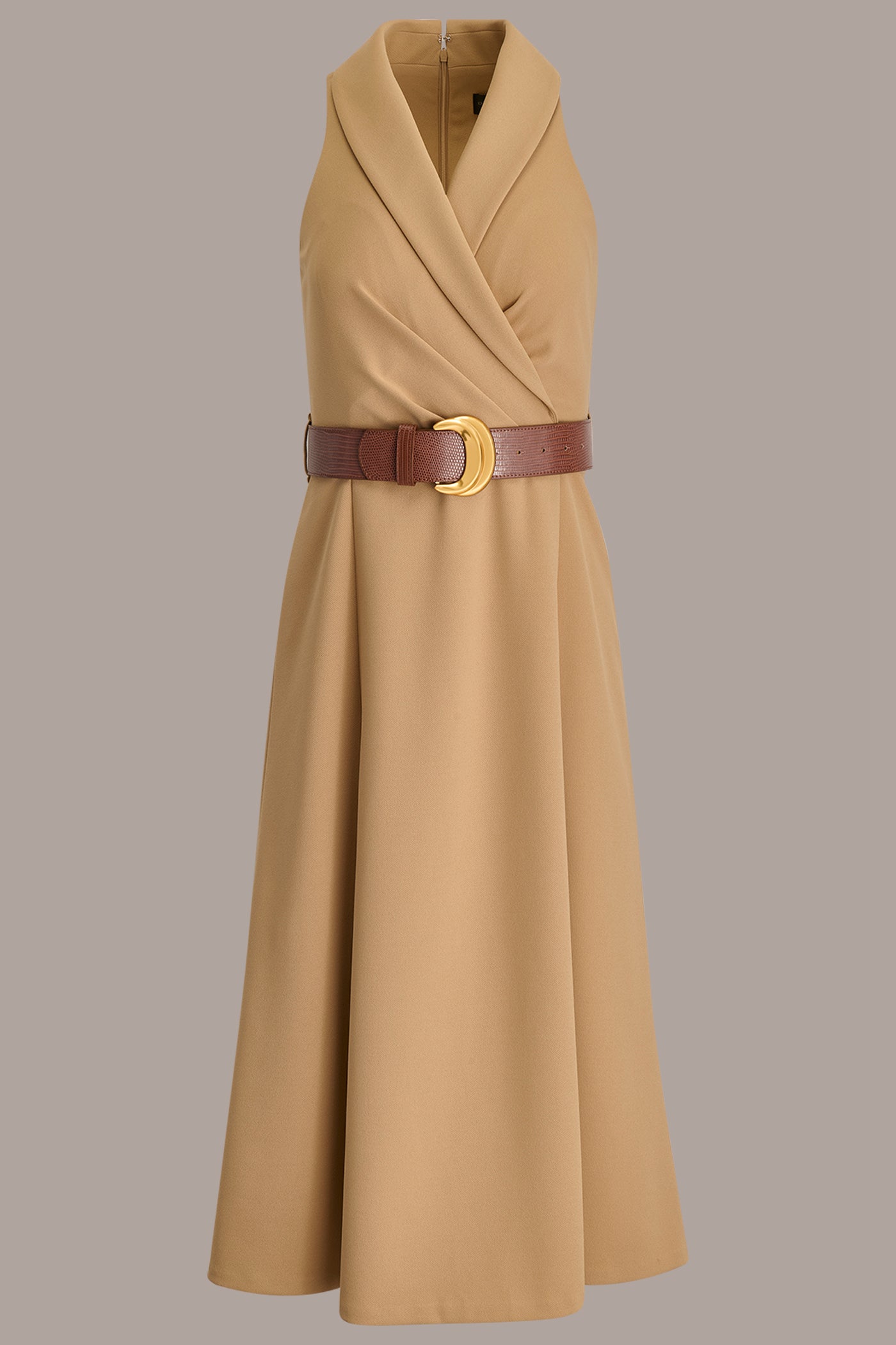 BELTED WRAP-EFFECT MIDI BLAZER DRESS VIEW 7 | Dresses & Jumpsuits