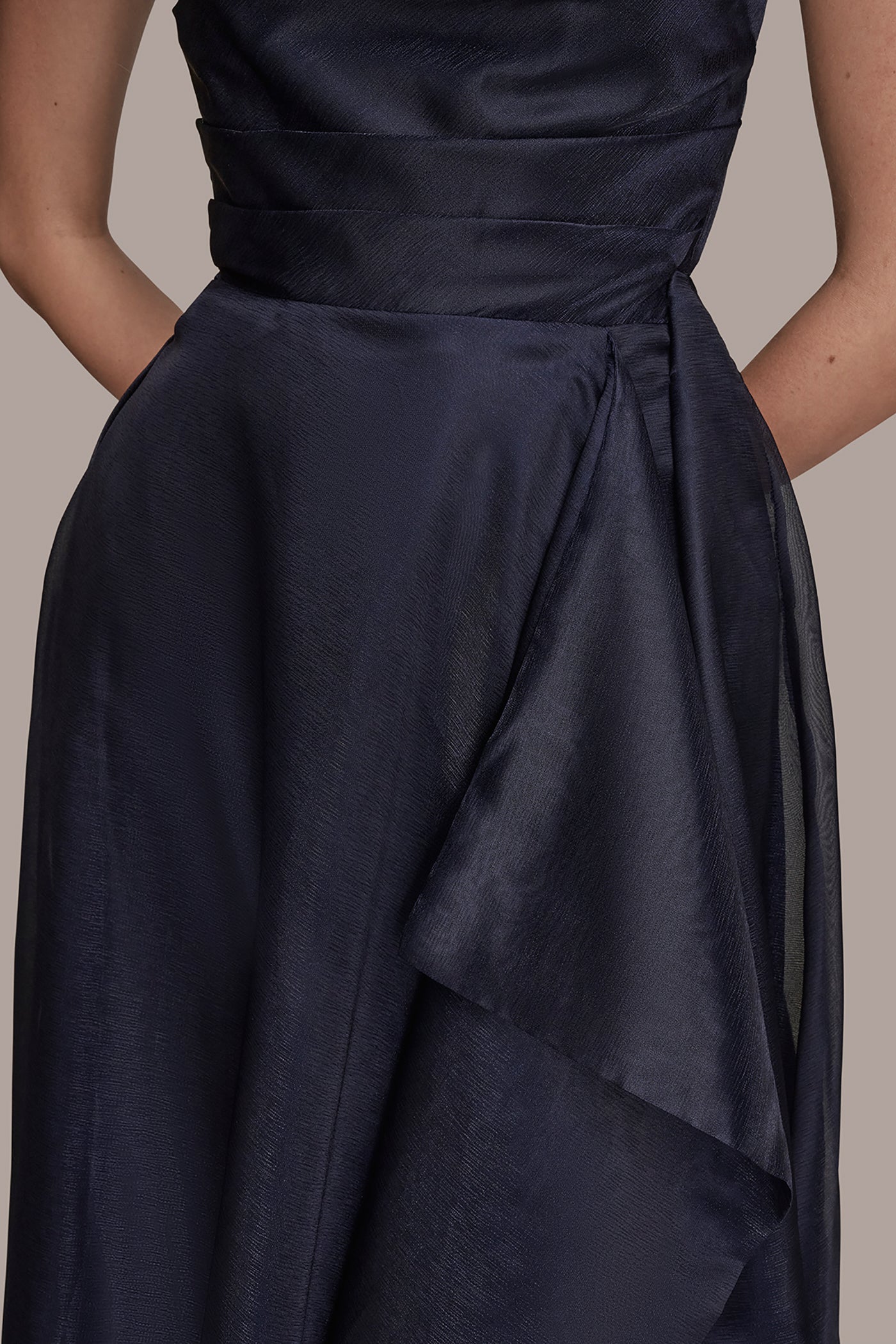 STRAPLESS CASCADING GOWN VIEW 5 | Ball Gowns