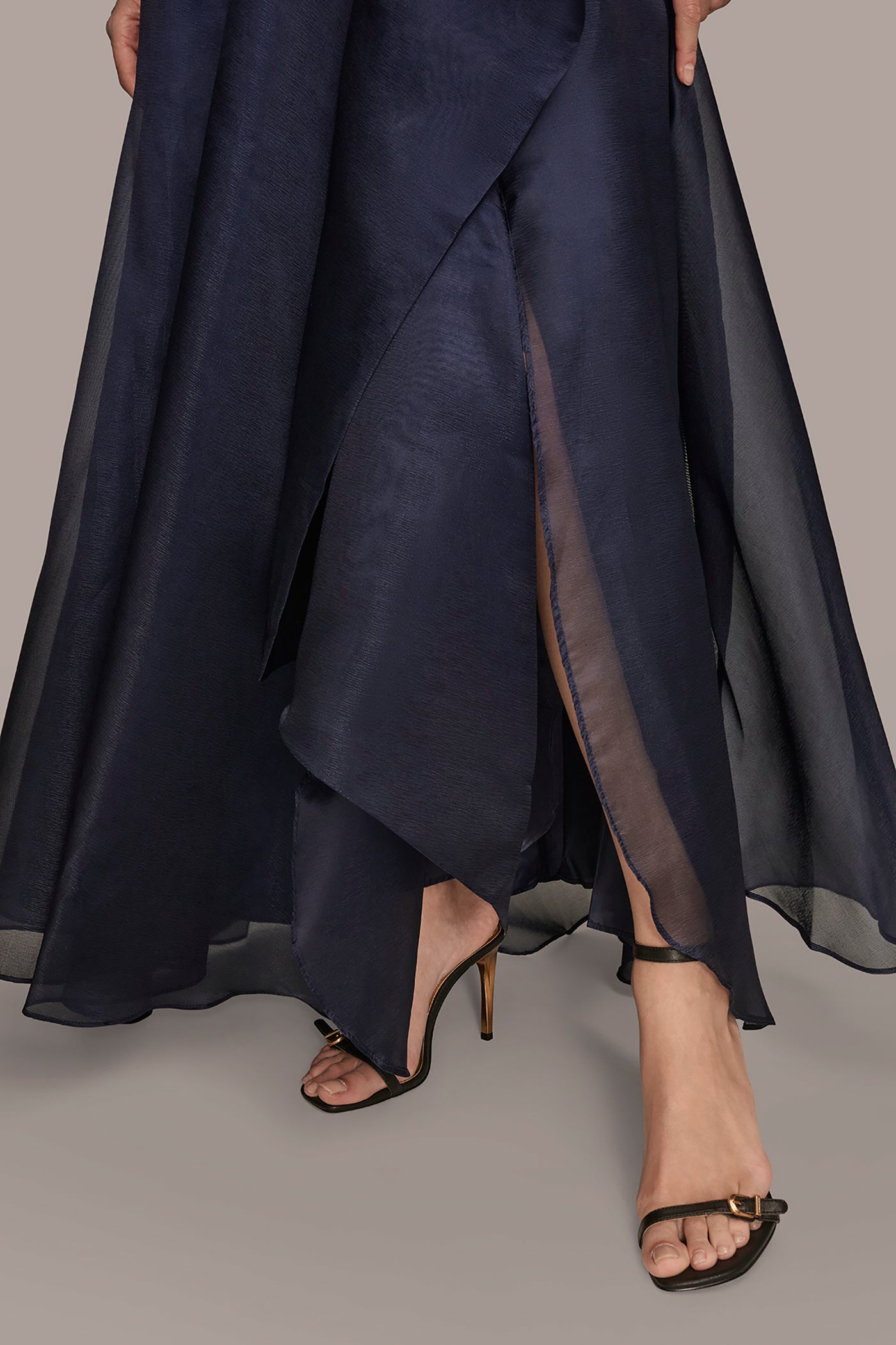 STRAPLESS CASCADING GOWN VIEW 6 | Ball Gowns