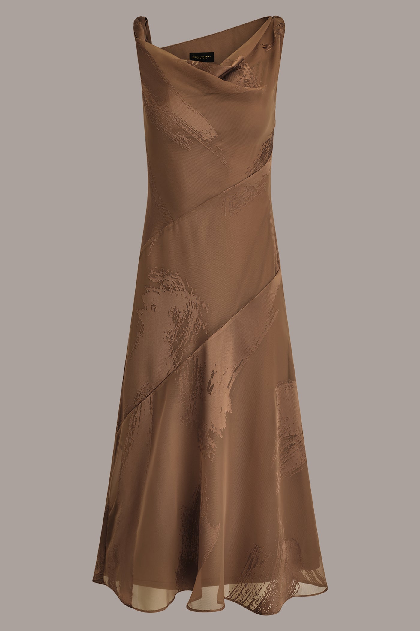 ASYMMETRIC BURNOUT MIDI DRESS VIEW 10
