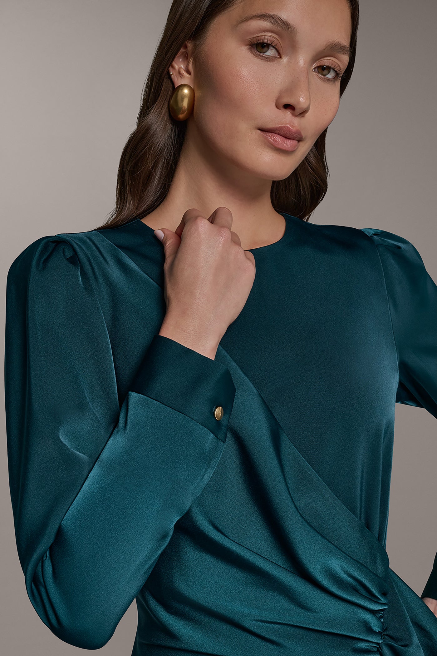 CASCADE RUFFLE MIDI DRESS VIEW 4 | Pre-Fall Collection