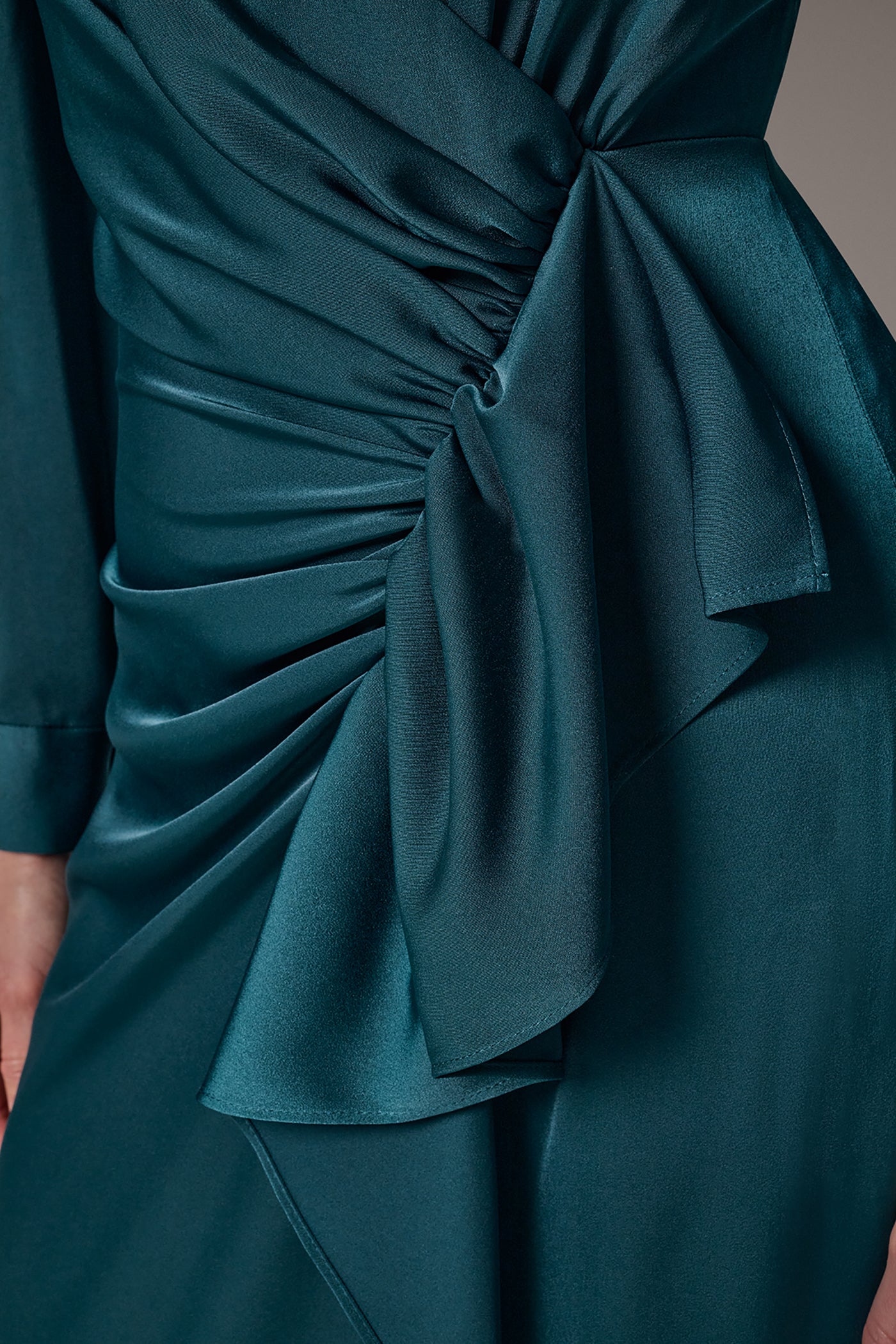 CASCADE RUFFLE MIDI DRESS VIEW 5 | Pre-Fall Collection