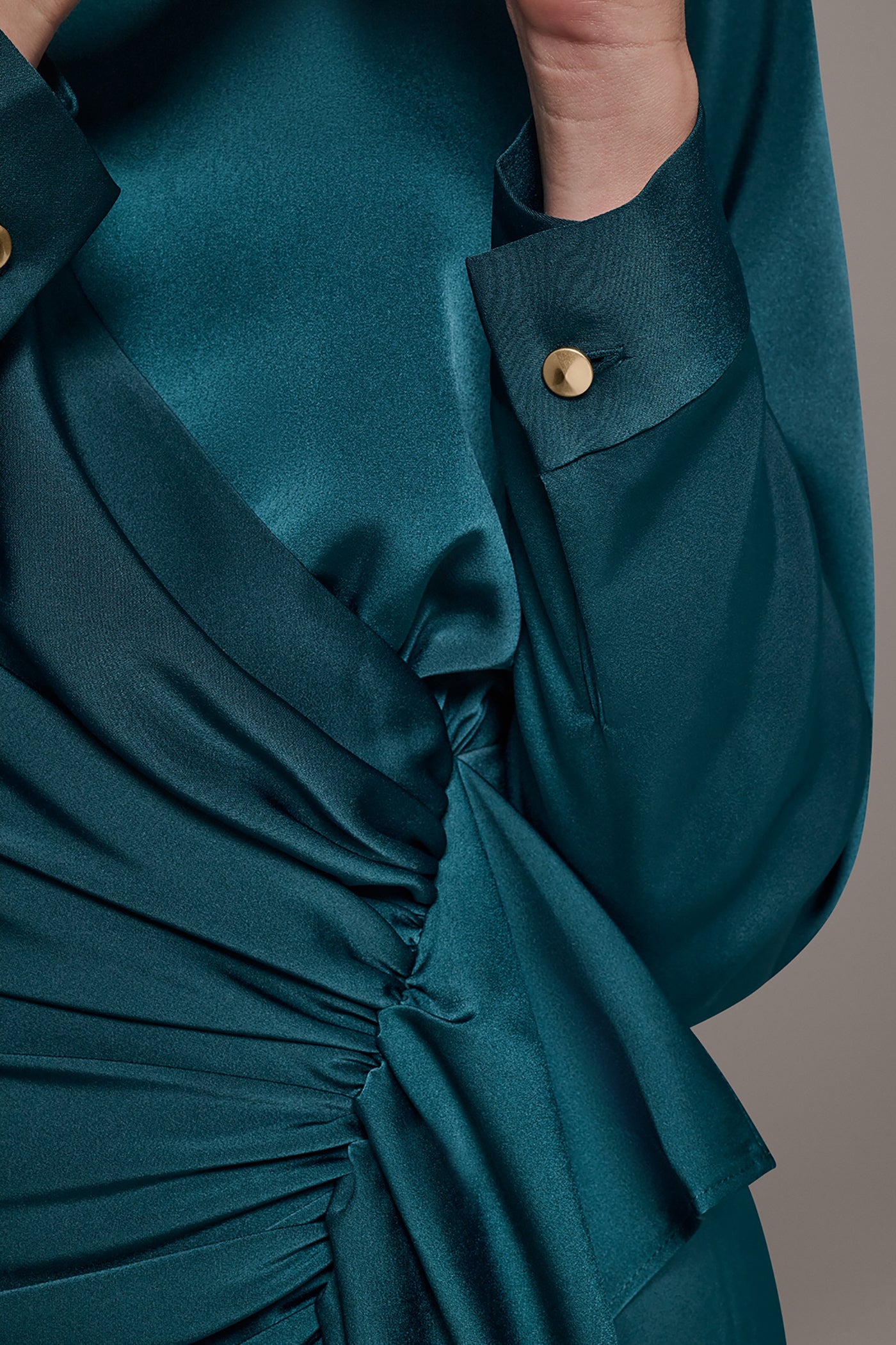 CASCADE RUFFLE MIDI DRESS VIEW 6 | Pre-Fall Collection