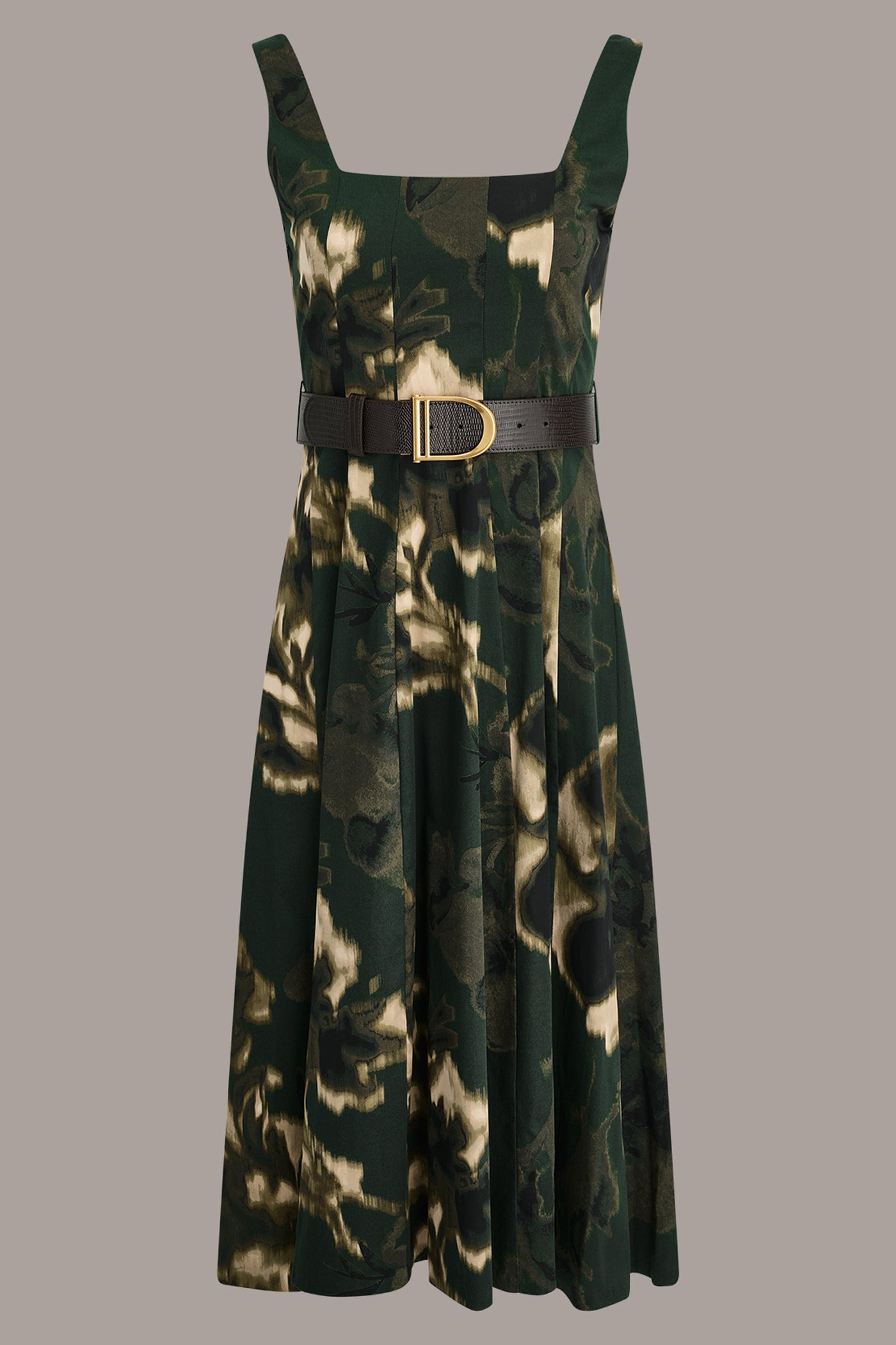 FLORAL MIDI A-LINE DRESS VIEW 10