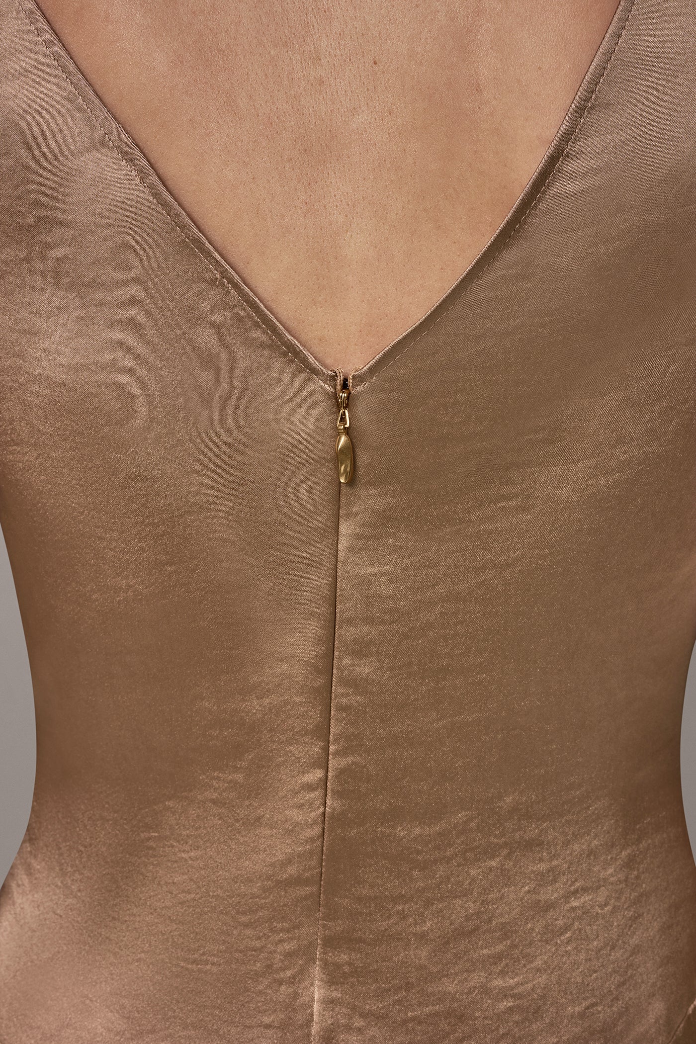 ASYMMETRIC WRAP-EFFECT MIDI DRESS VIEW 7