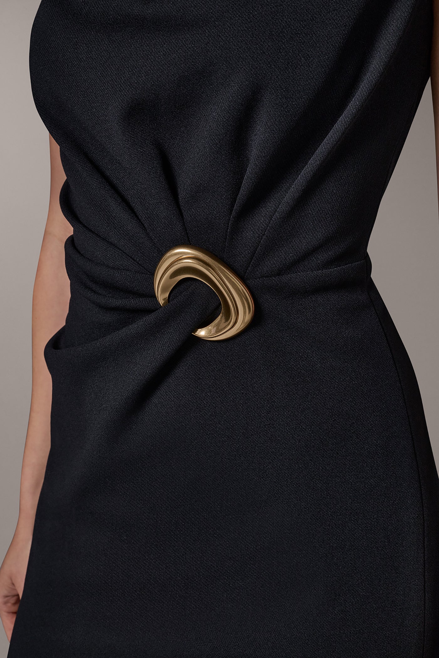 BOATNECK MIDI DRESS VIEW 5 | Black Dresses