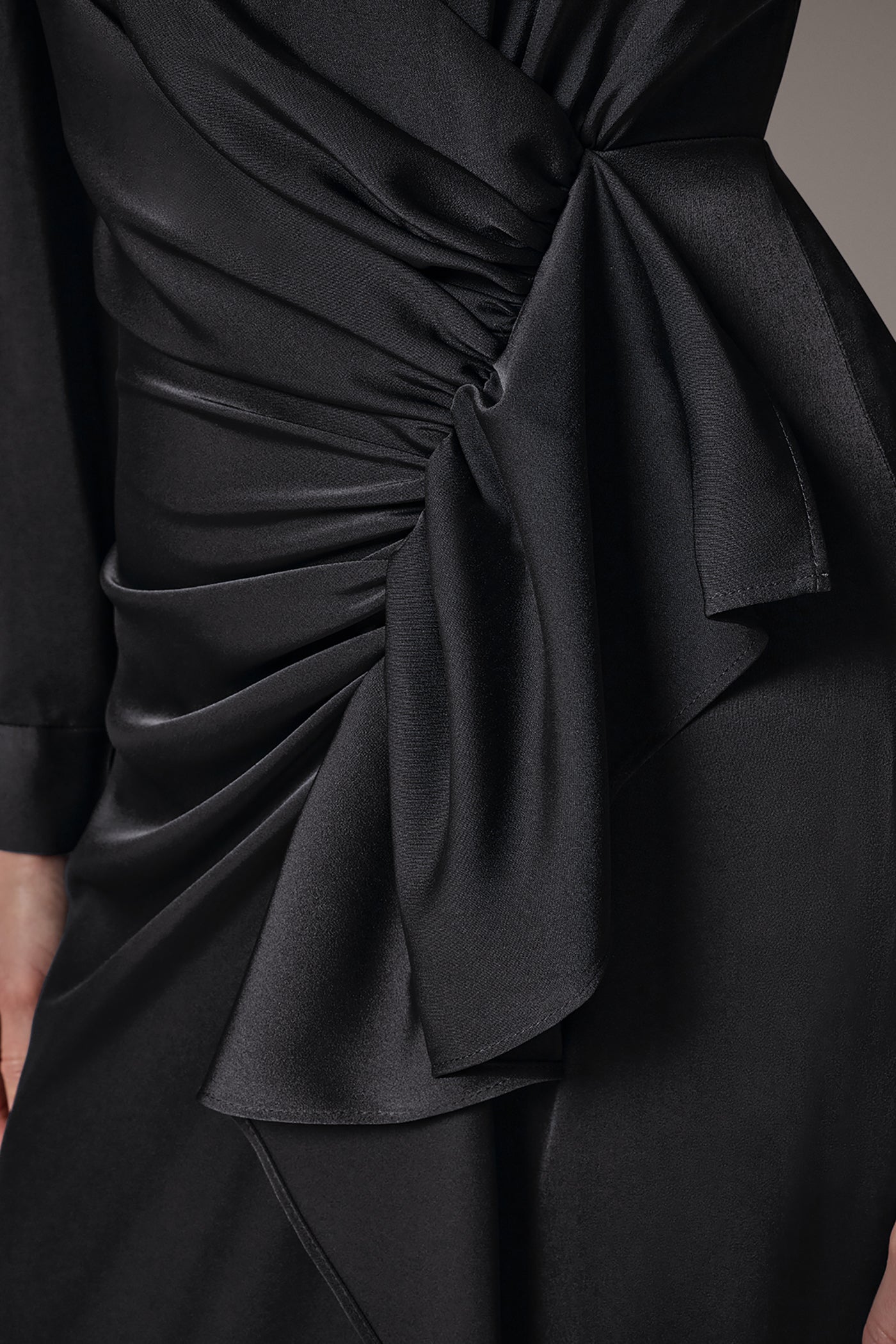 CASCADE RUFFLE MIDI DRESS VIEW 5