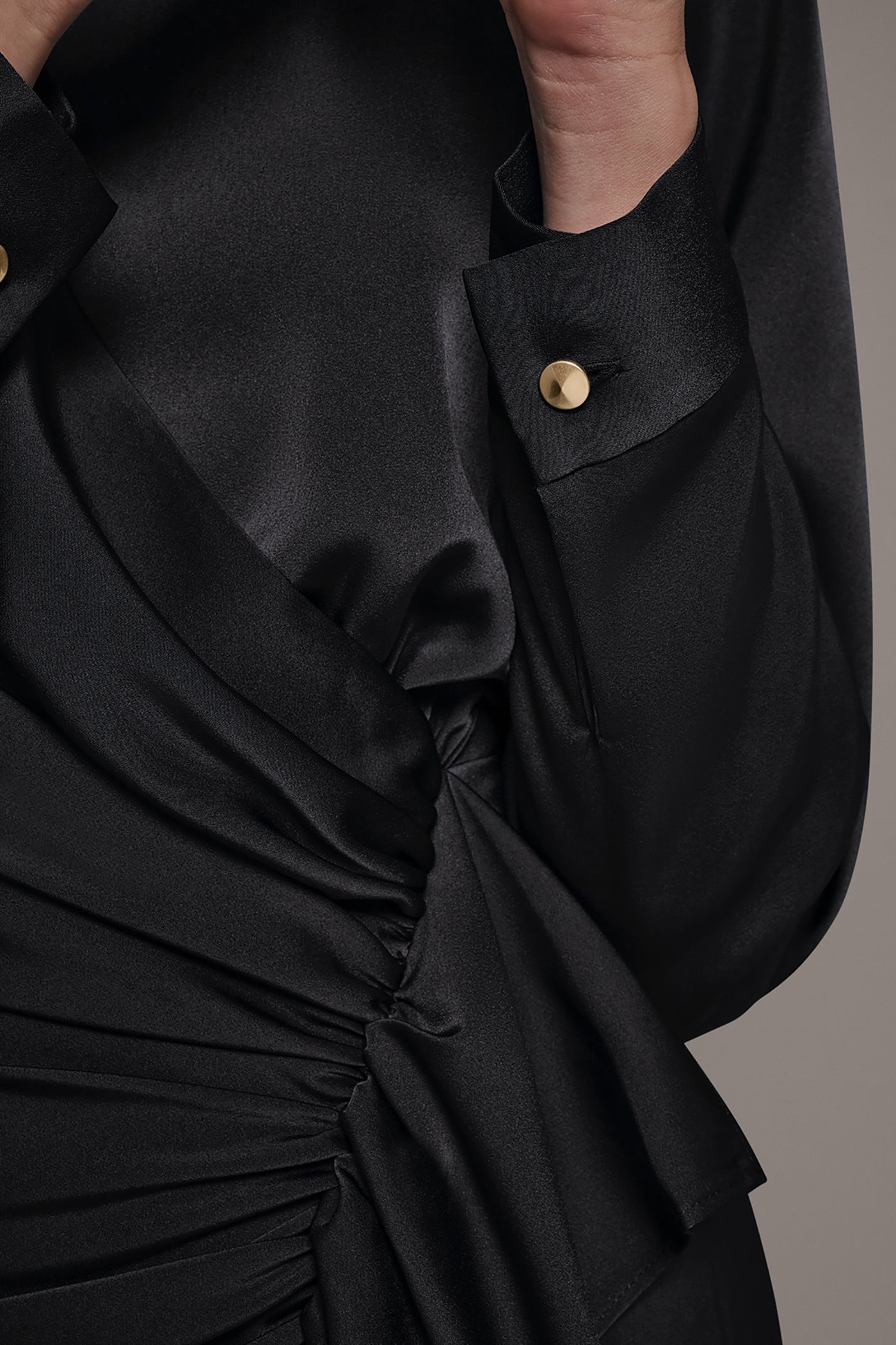 CASCADE RUFFLE MIDI DRESS VIEW 6
