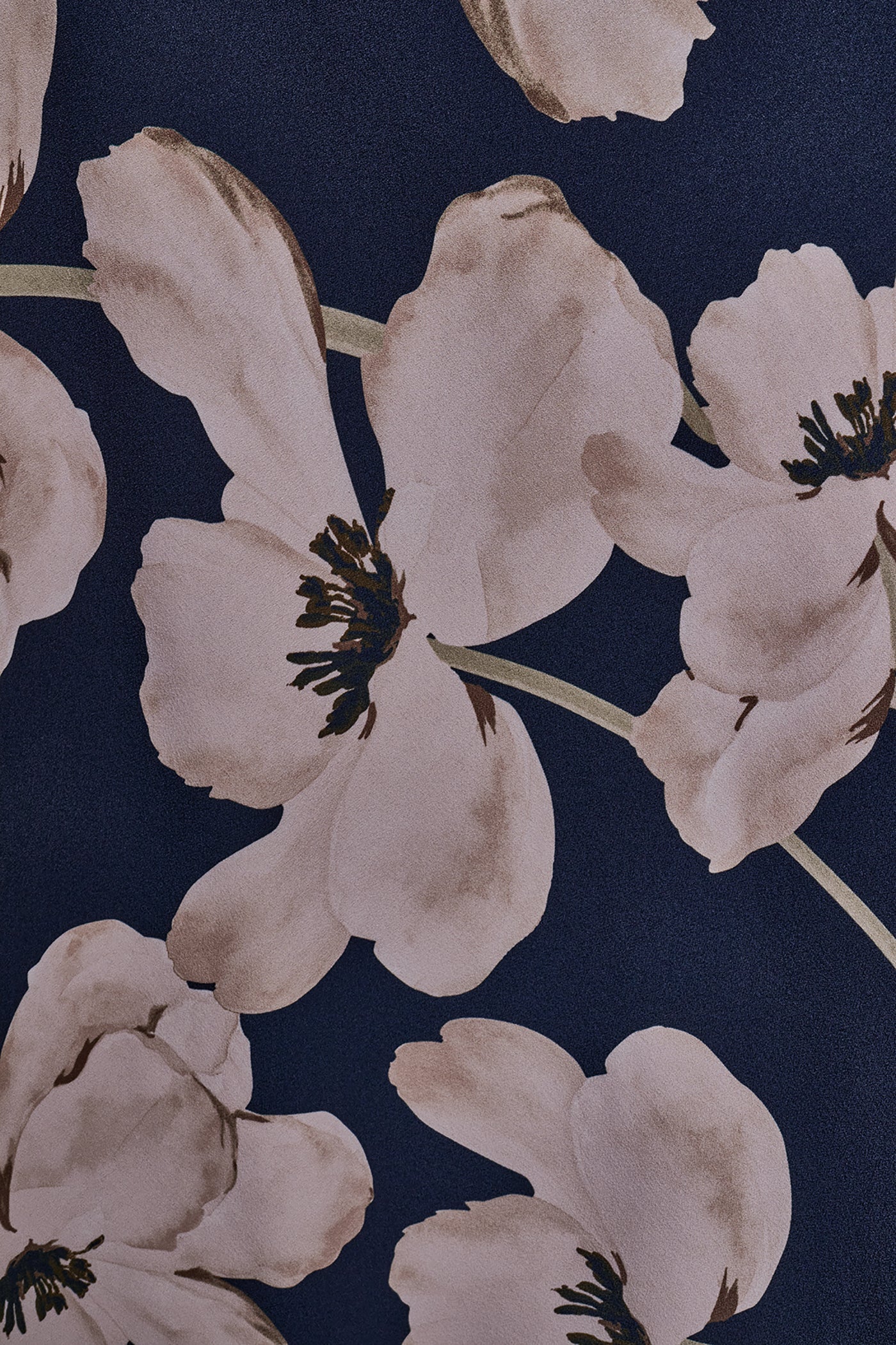 FLORAL CROSS FRONT MIDI DRESS VIEW 6