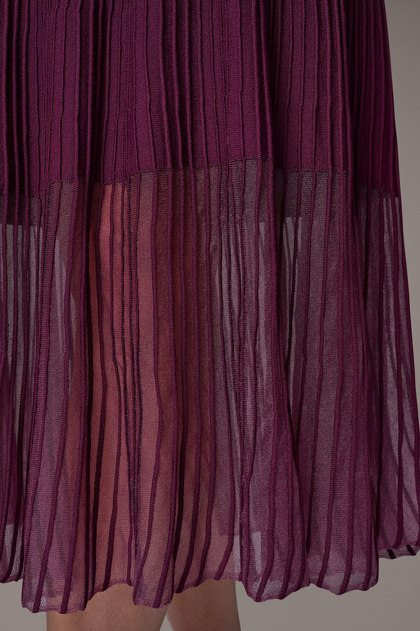 ILLUSION NECK MIDI DRESS VIEW 7