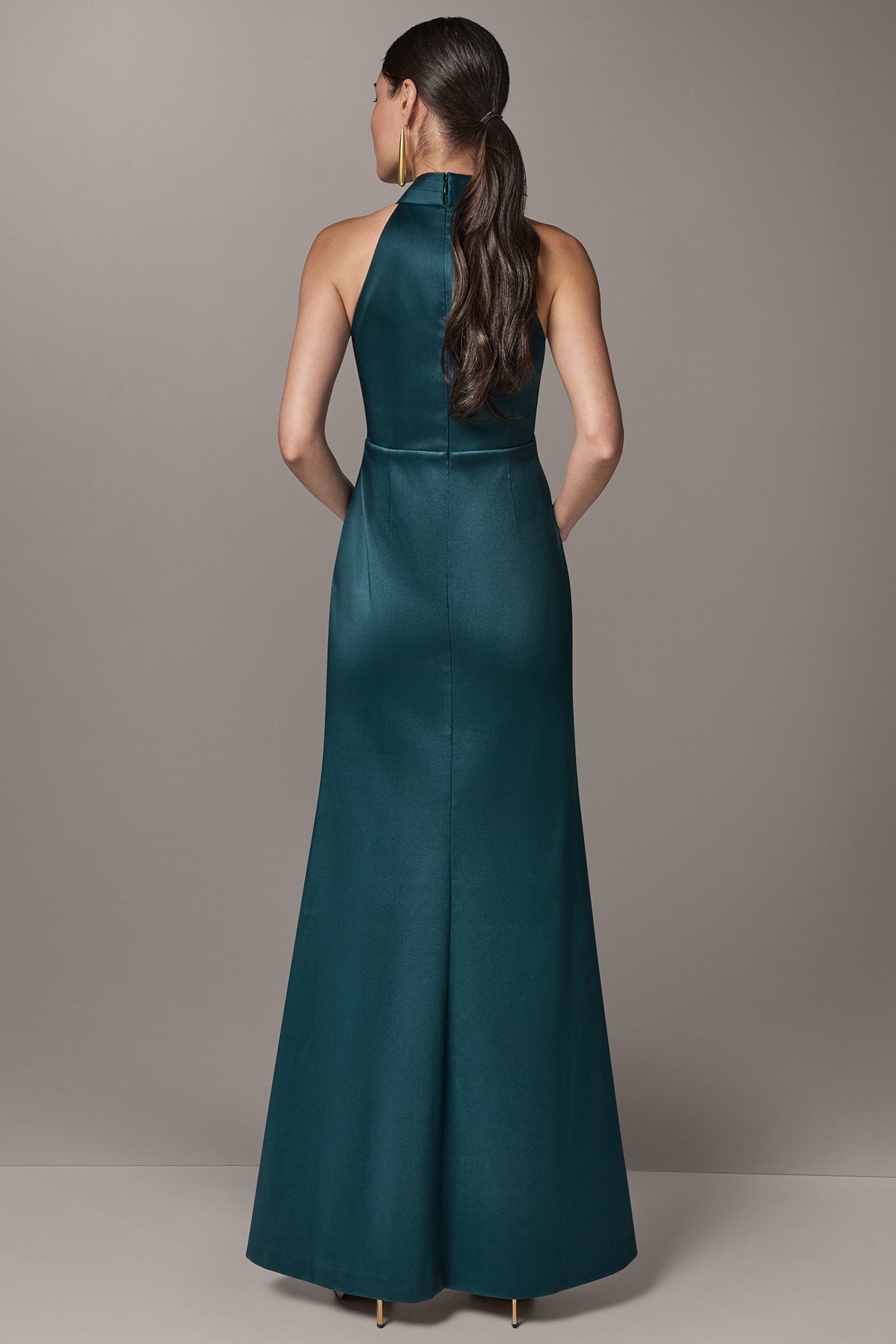 CROSS-FRONT SLIP GOWN VIEW 3