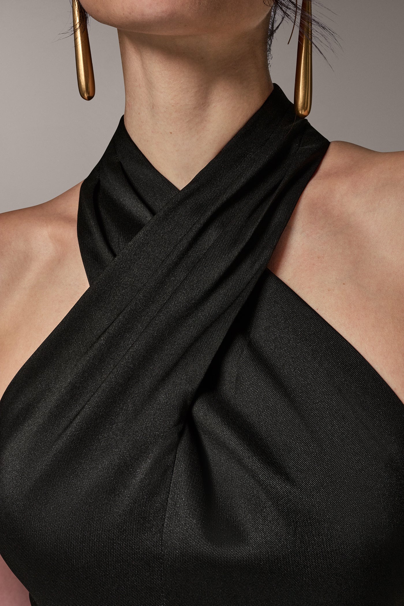 CROSS-FRONT SLIP GOWN VIEW 5