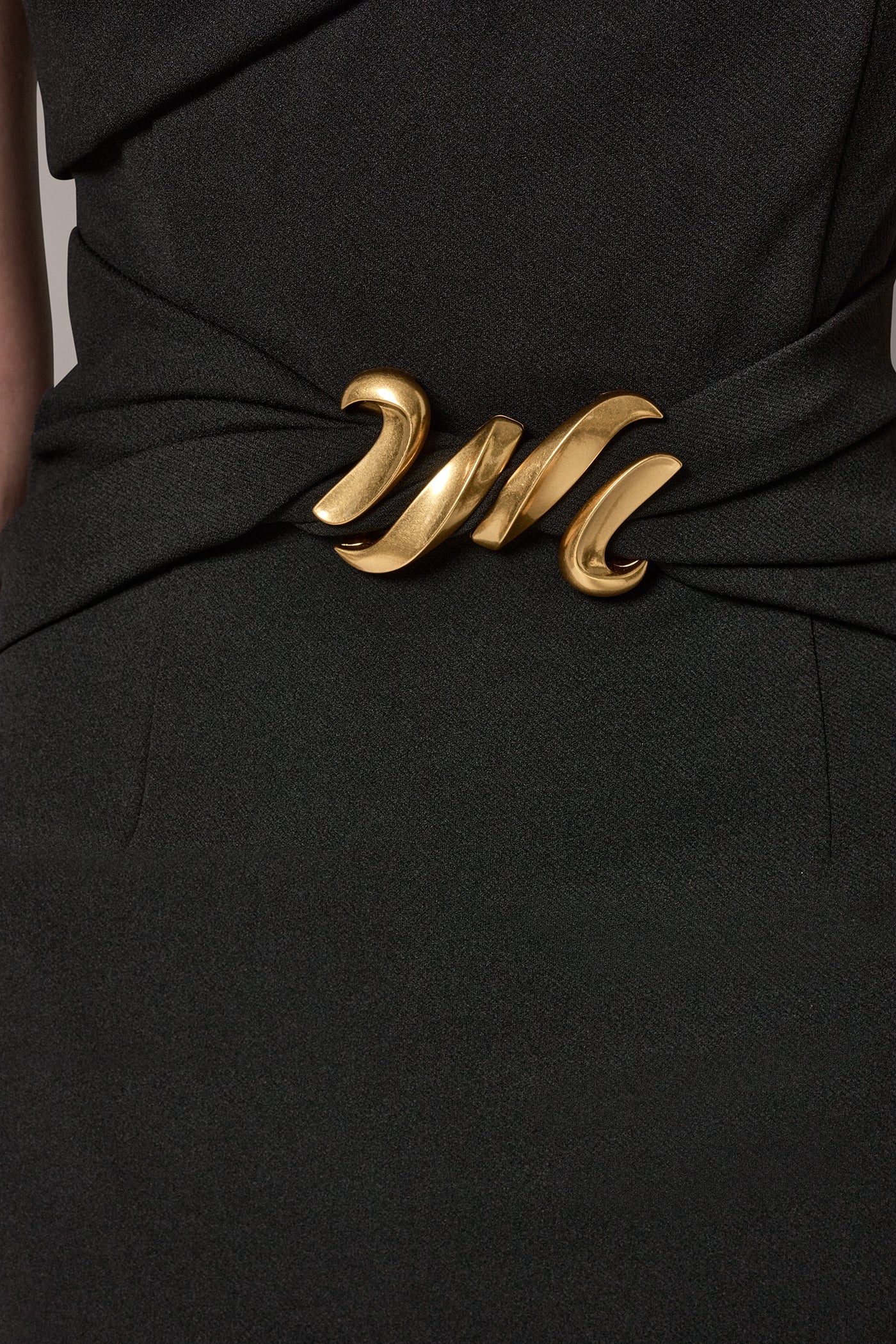 PORTRAIT NECK MIDI SHEATH DRESS VIEW 6