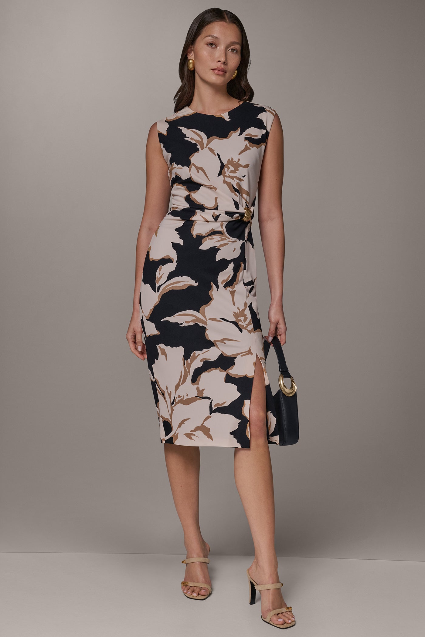 FLORAL MIDI SHEATH DRESS VIEW 8