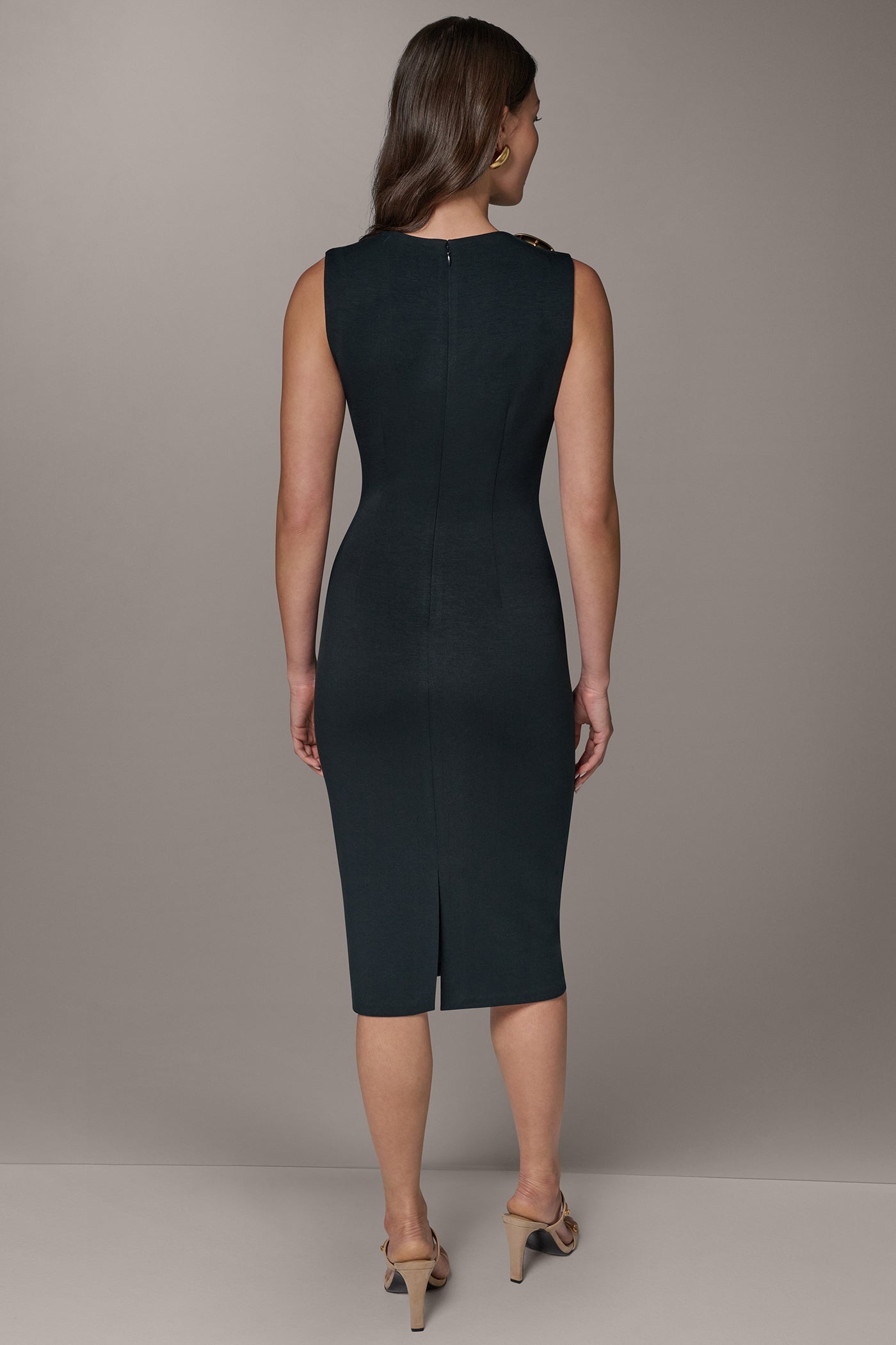 RING MIDI SHEATH DRESS VIEW 3