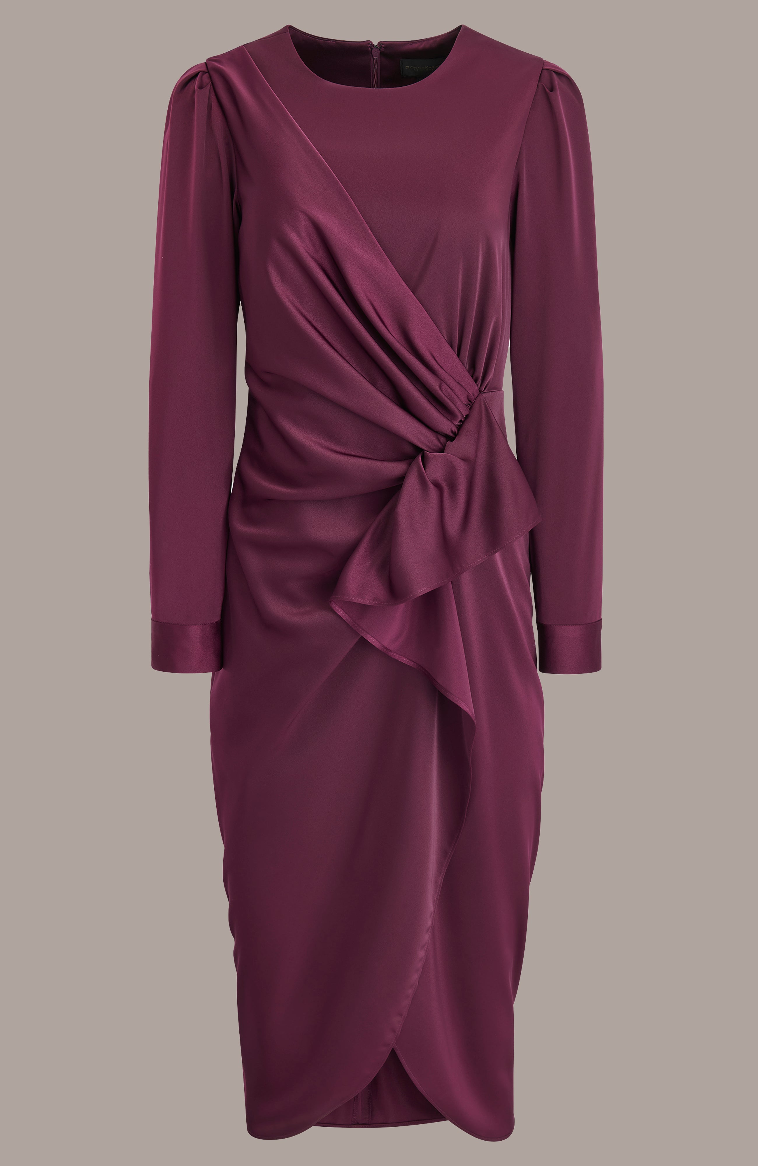 RUFFLED RUCHED MIDI DRESS VIEW 7 | Cocktail & Party