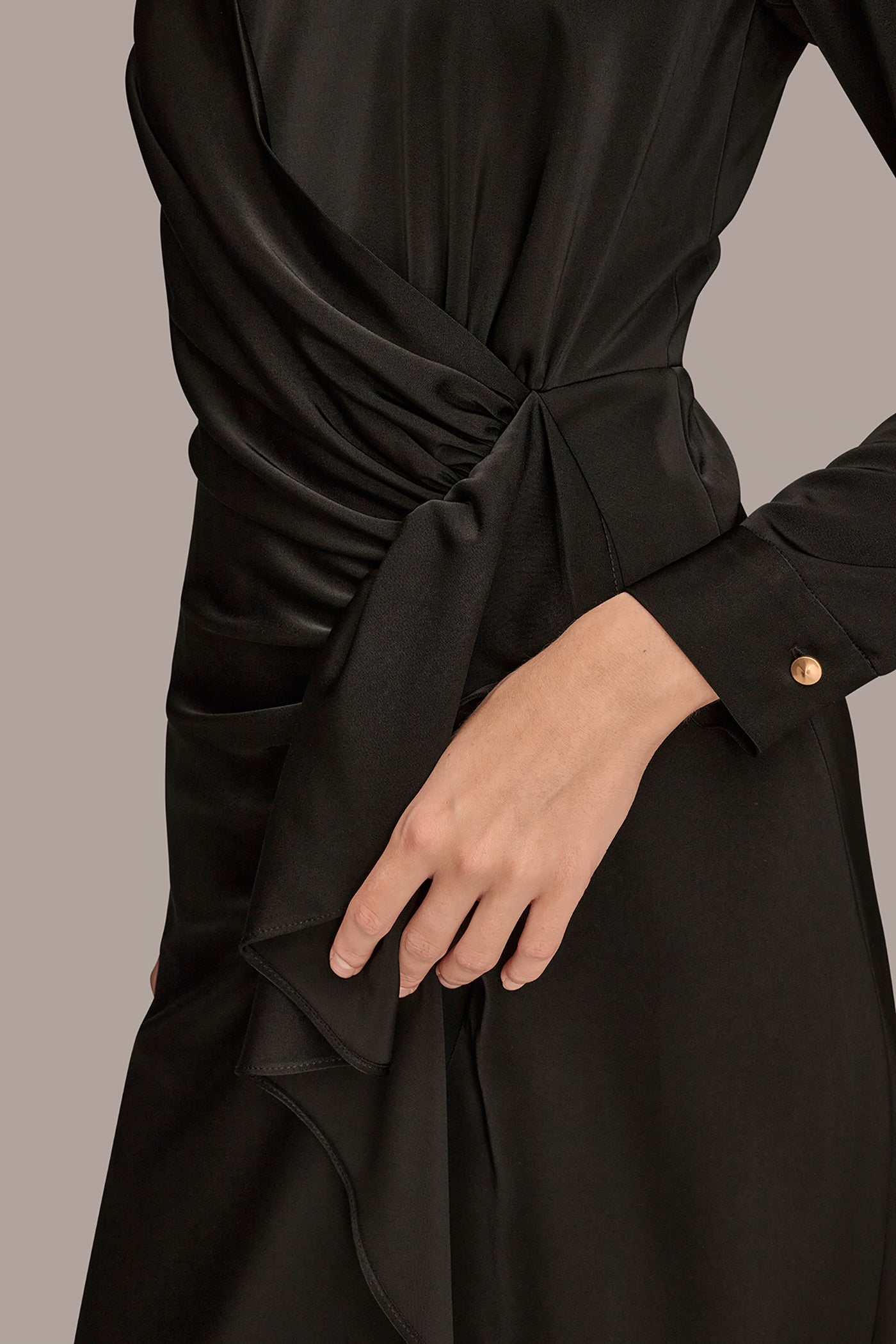 RUFFLED RUCHED MIDI DRESS VIEW 6 | Cocktail & Party